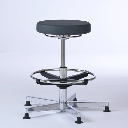 Stehhocker Lantinus – Gestell chrom mit Gleitern - - Activeform