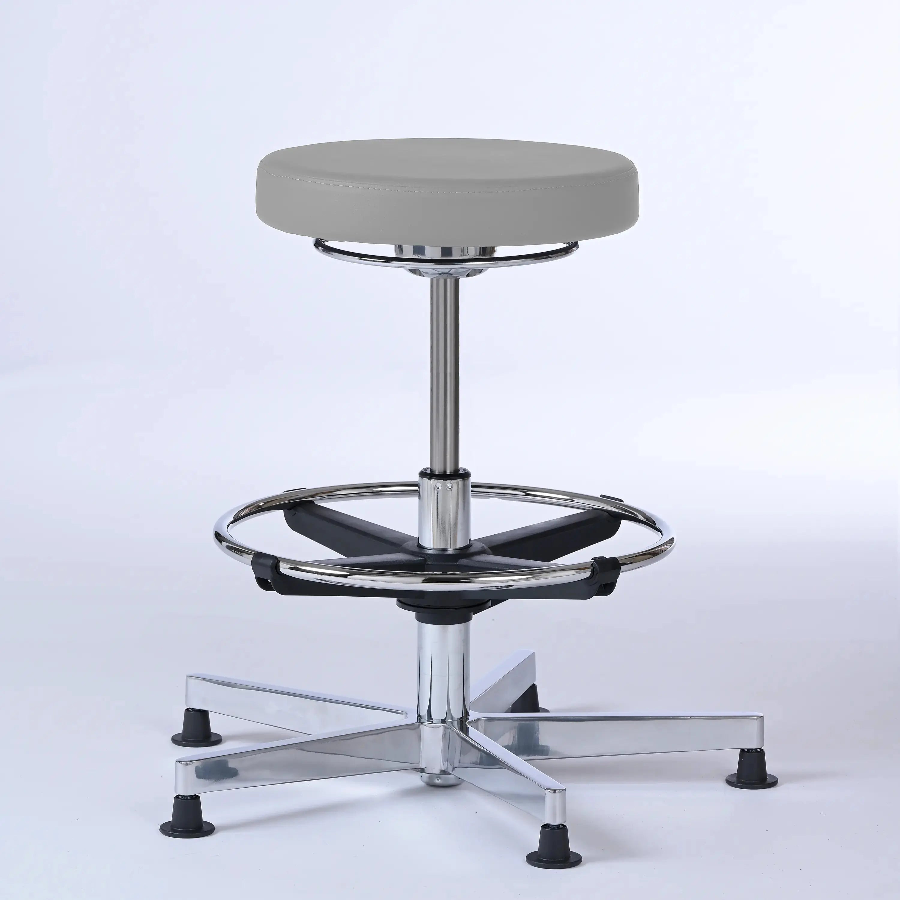 Stehhocker Lantinus – Gestell chrom mit Gleitern - - Lacontaire
