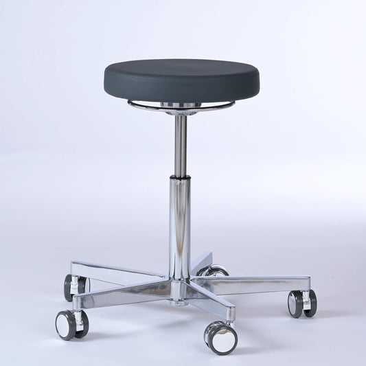 Drehhocker Lantinus – Gestell chrom mit Rollen -  - Activeform