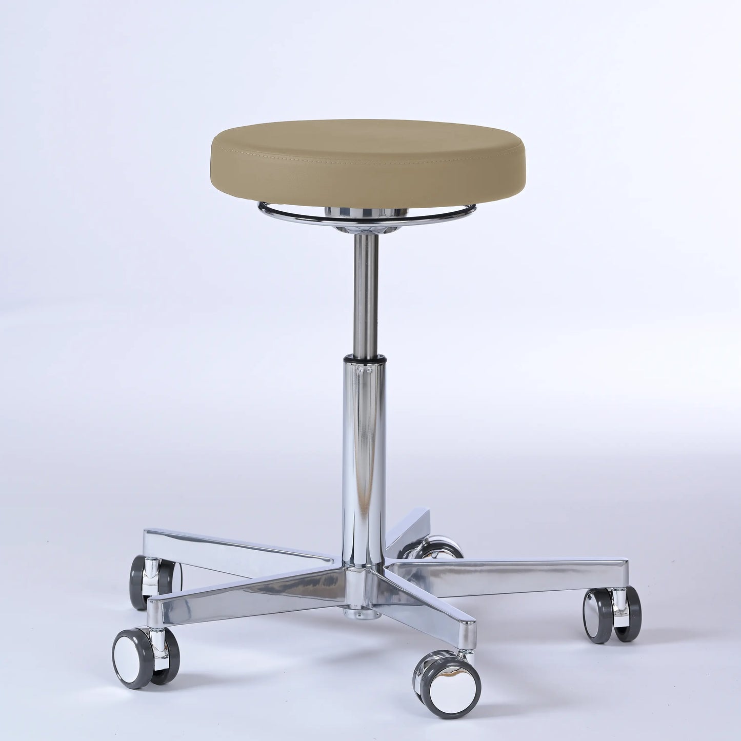 Drehhocker Lantinus – Gestell chrom mit Rollen -  - Activeform