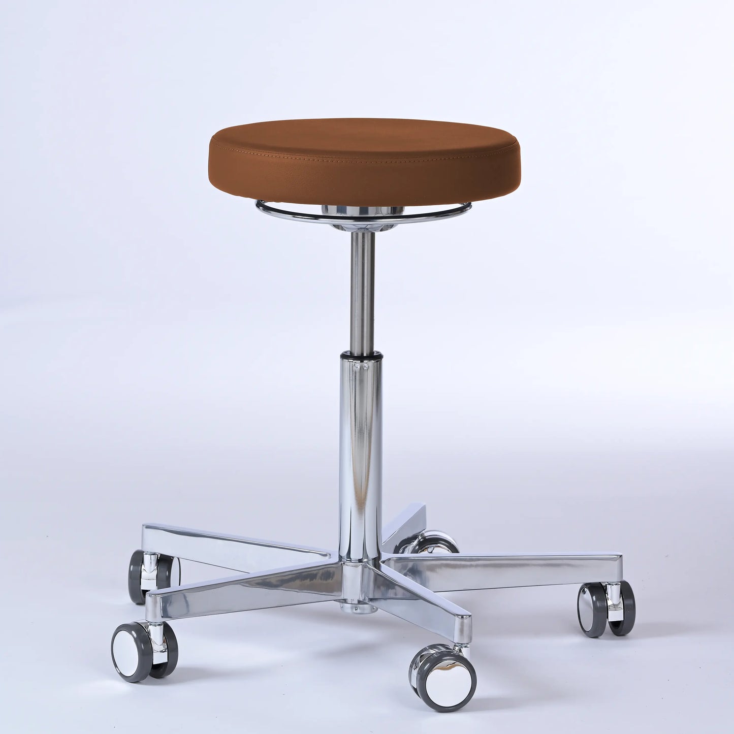 Drehhocker Lantinus – Gestell chrom mit Rollen -  - Activeform