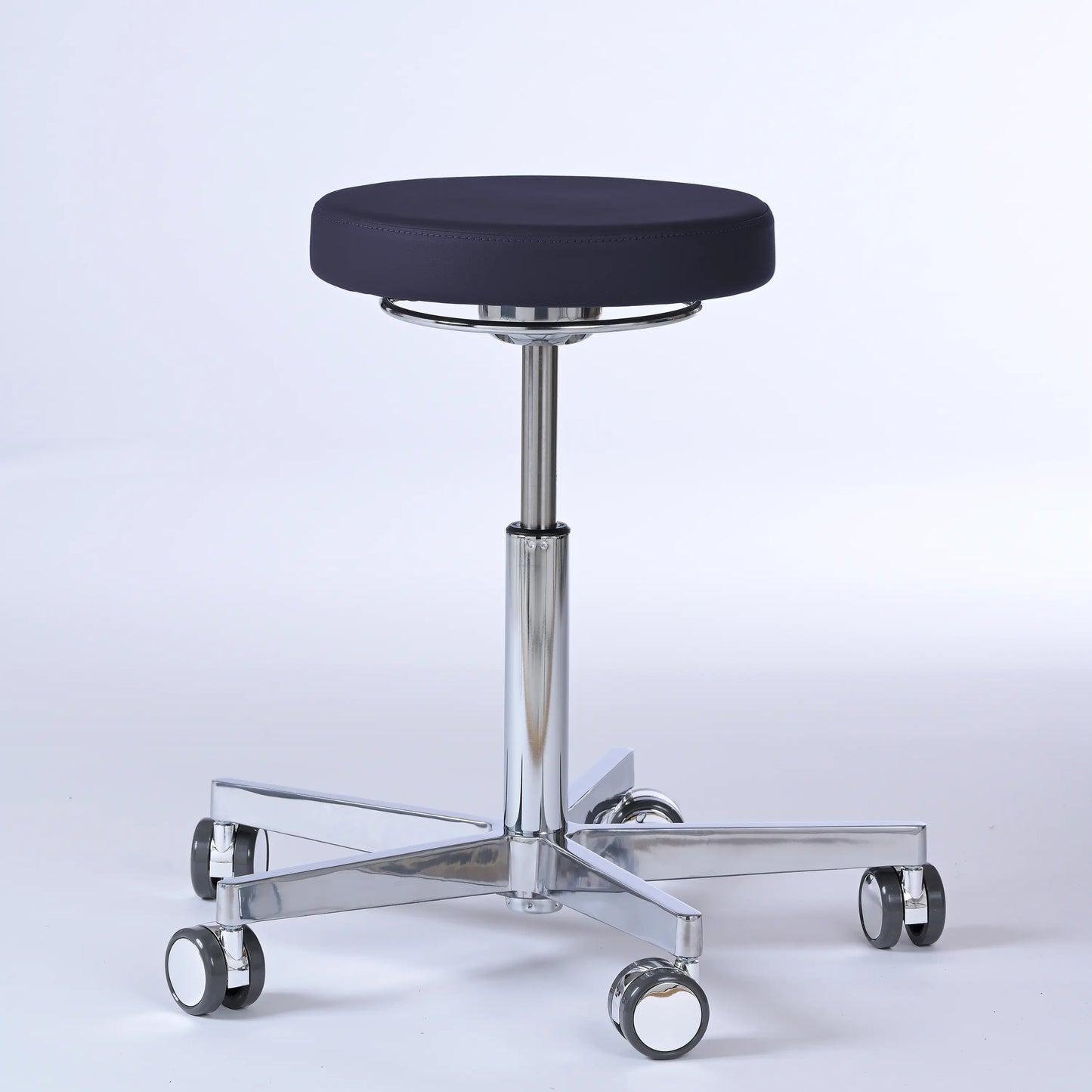 Drehhocker Lantinus – Gestell chrom mit Rollen -  - Activeform