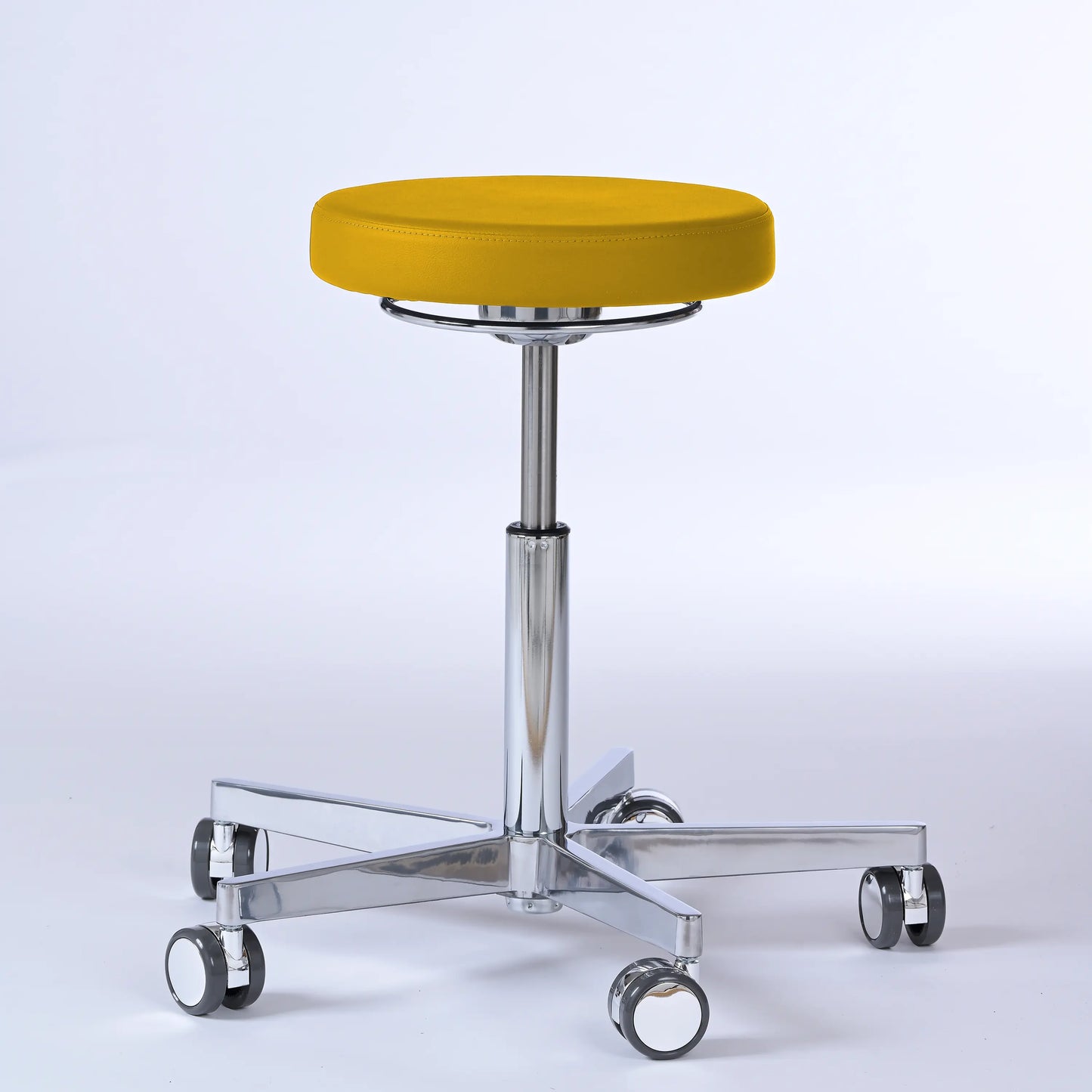 Drehhocker Lantinus – Gestell chrom mit Rollen -  - Activeform