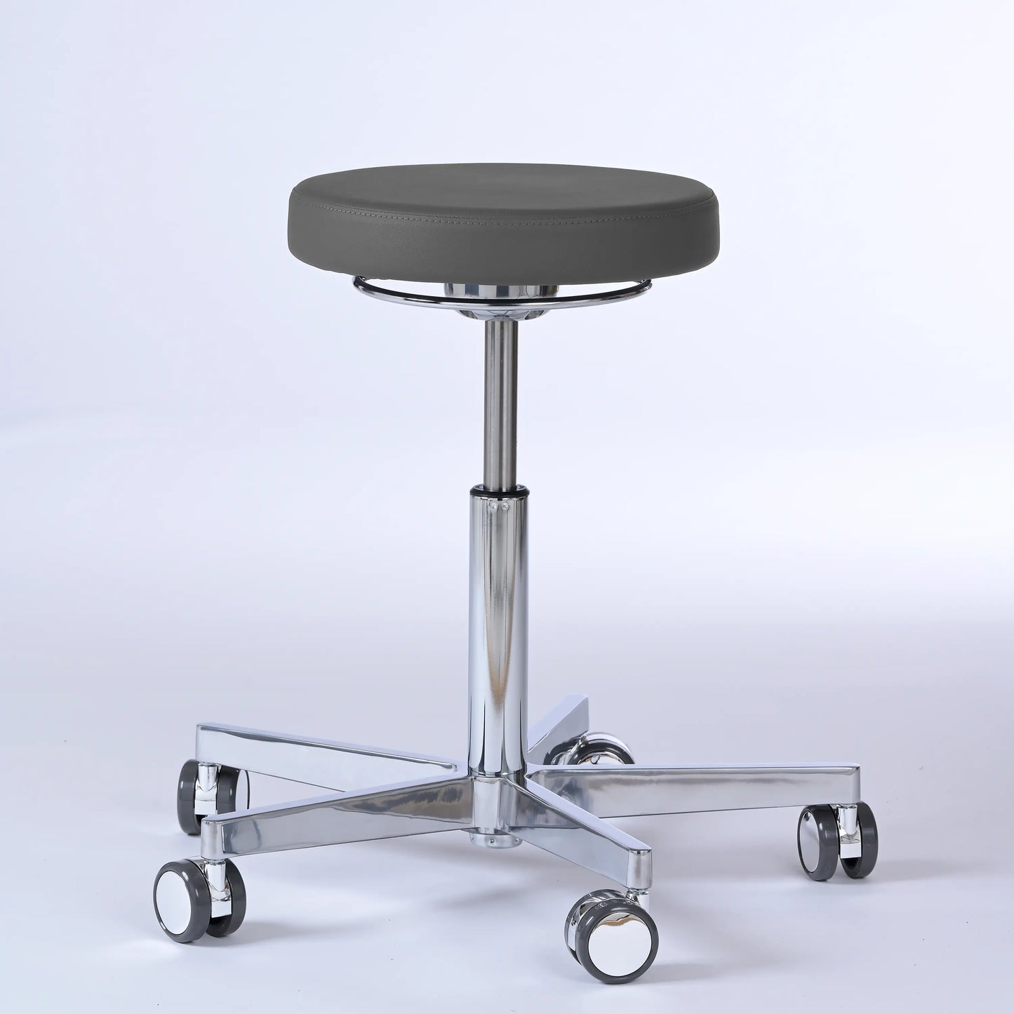 Drehhocker Lantinus – Gestell chrom mit Rollen -  - Activeform