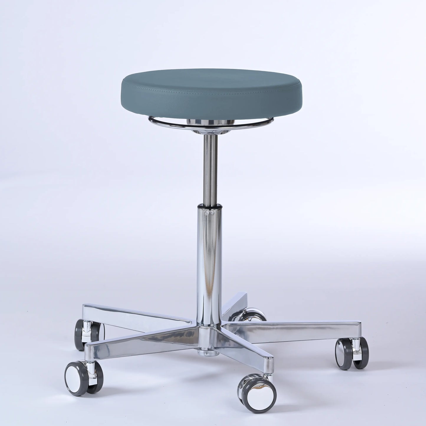 Drehhocker Lantinus – Gestell chrom mit Rollen -  - Activeform