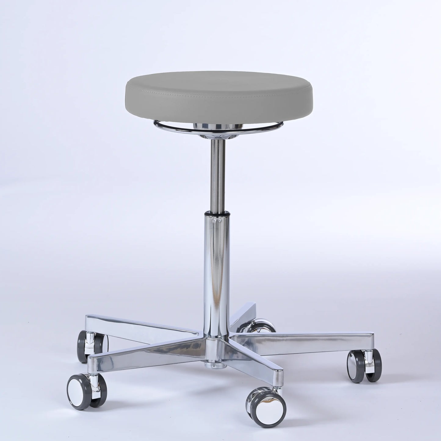 Drehhocker Lantinus – Gestell chrom mit Rollen -  - Activeform