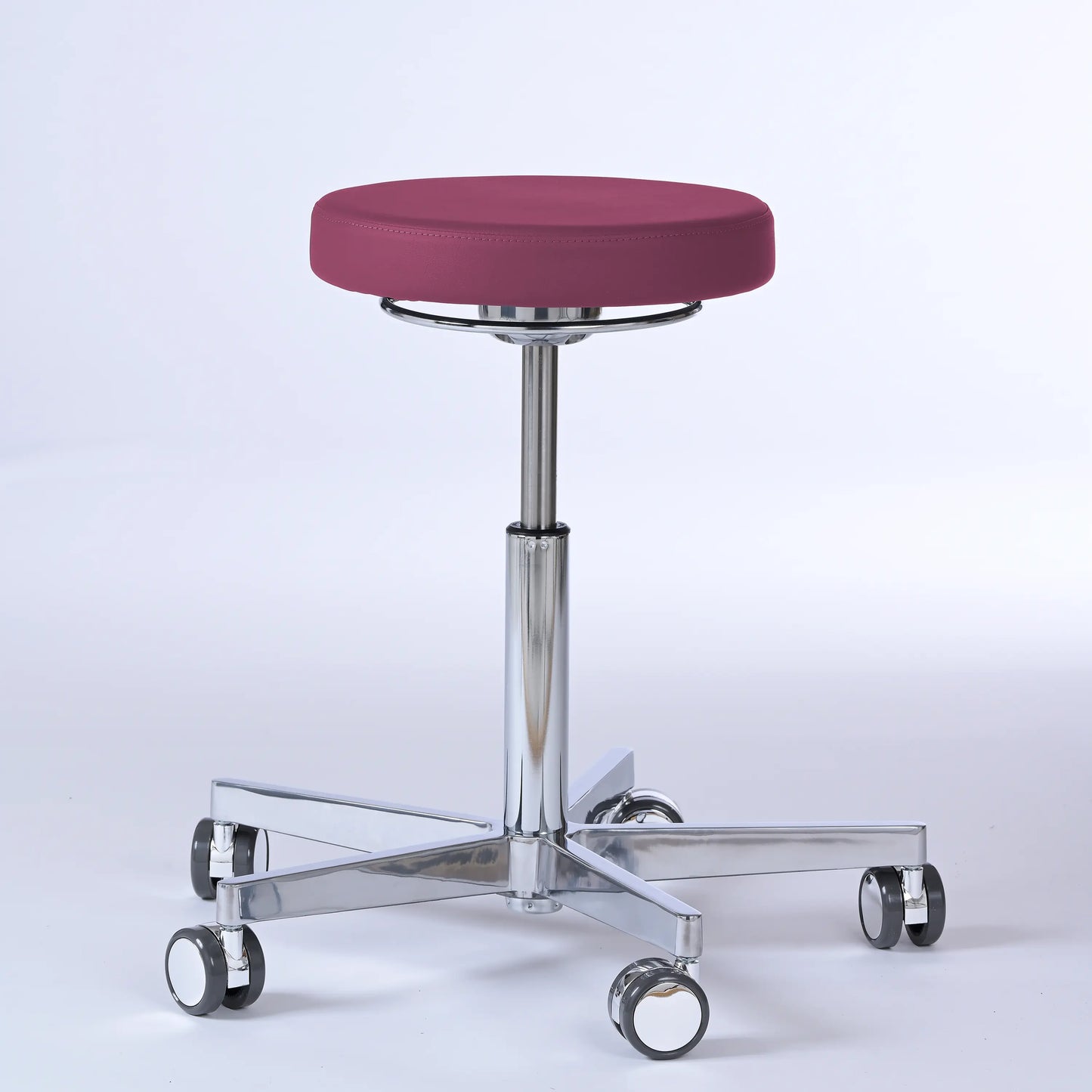 Drehhocker Lantinus – Gestell chrom mit Rollen -  - Activeform