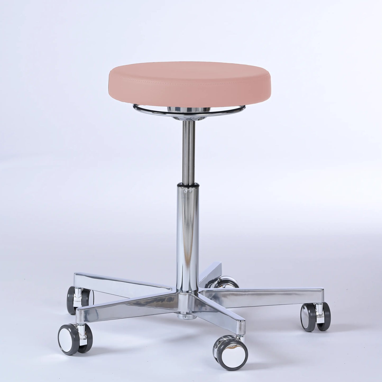 Drehhocker Lantinus – Gestell chrom mit Rollen -  - Activeform