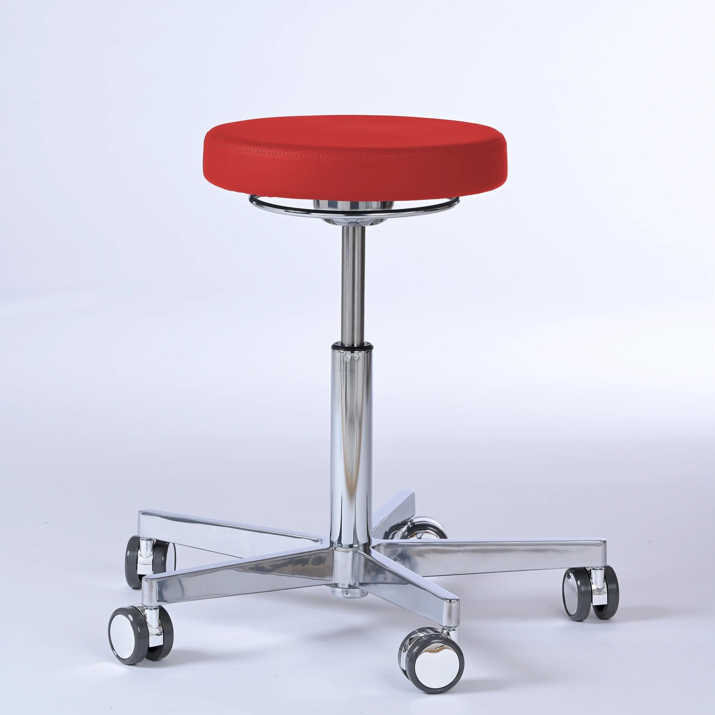 Drehhocker Lantinus – Gestell chrom mit Rollen -  - Activeform