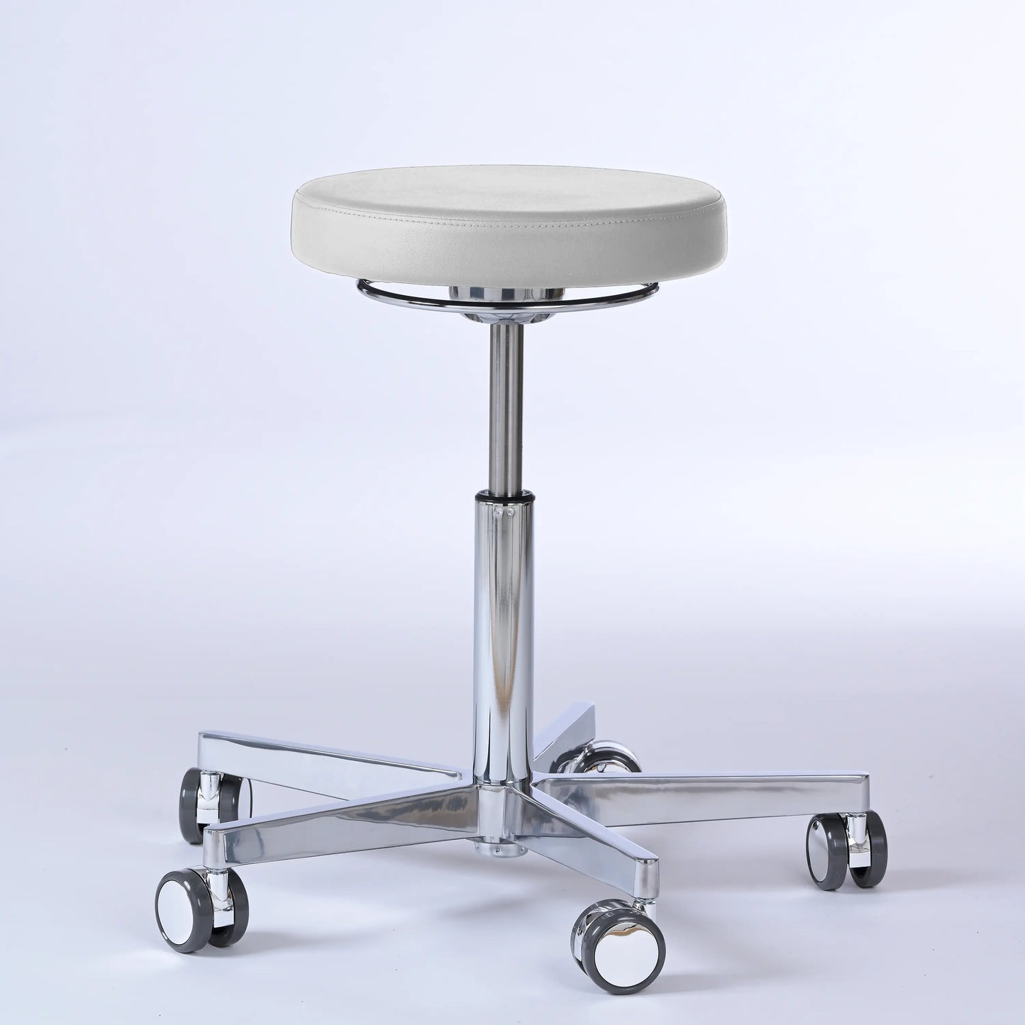 Drehhocker Lantinus – Gestell chrom mit Rollen -  - Activeform