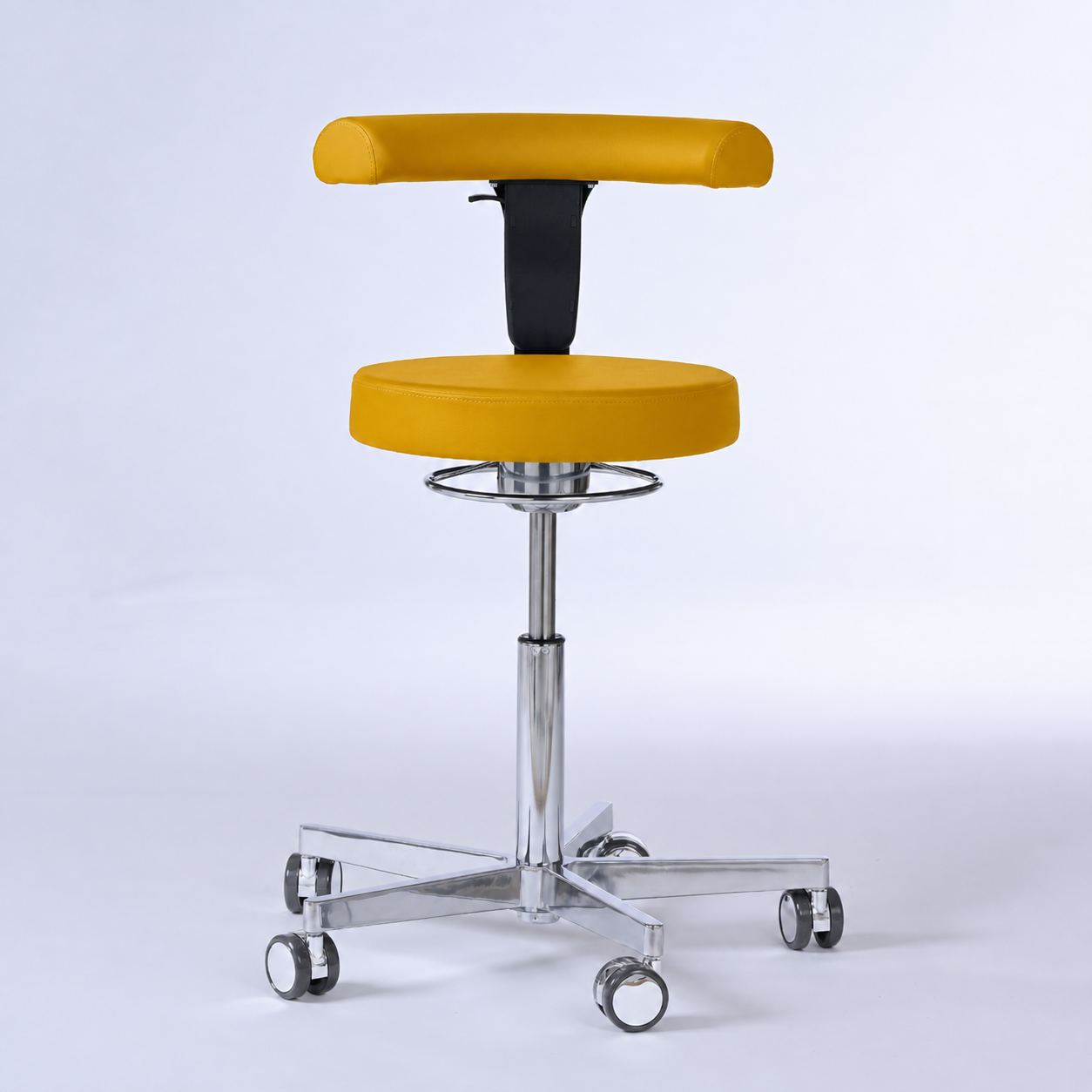 Drehhocker mit Rückenlehne und Rollen | Lantinus -  - Activeform