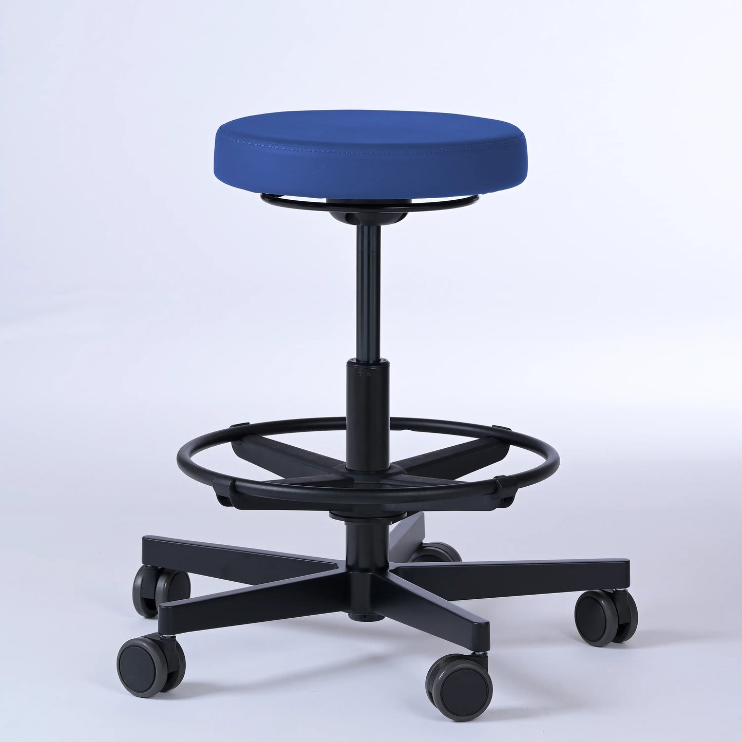 Drehhocker Lantinus – Gestell Aluminium mit Rollen -  - Activeform
