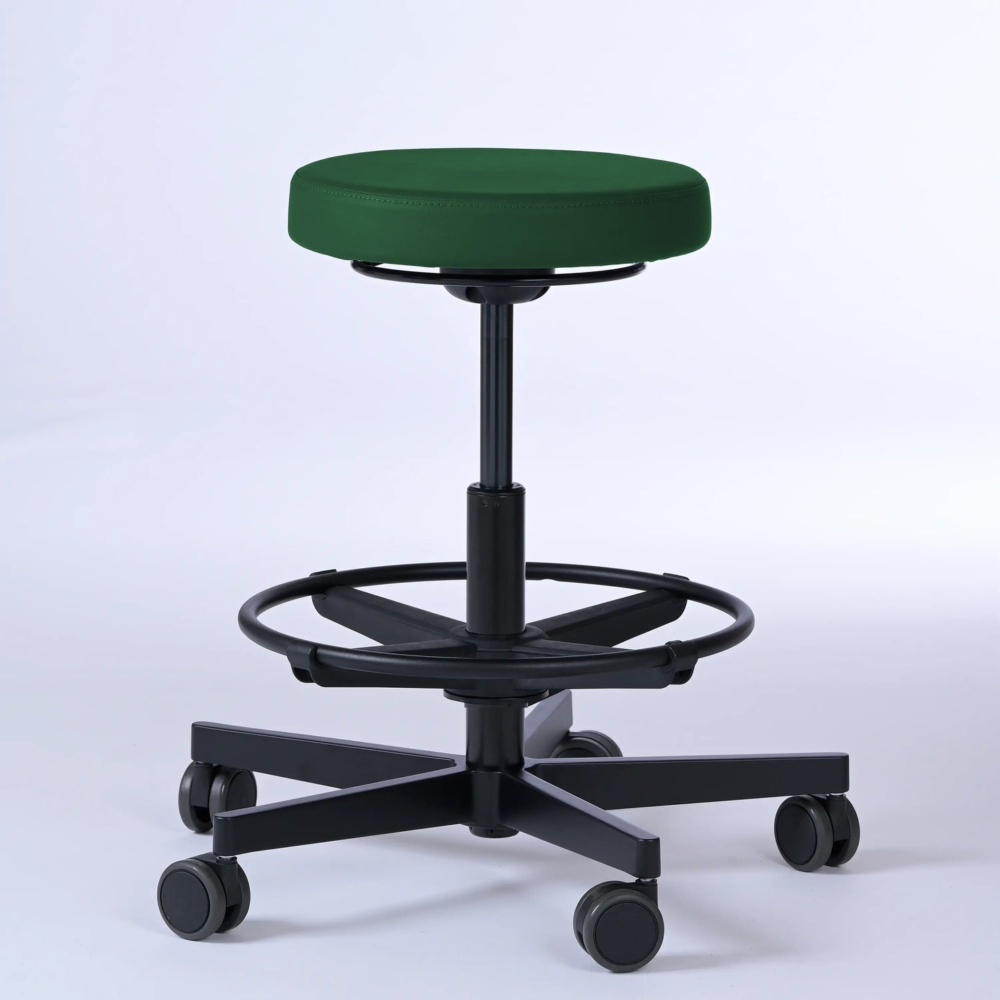Drehhocker Lantinus – Gestell Aluminium mit Rollen -  - Activeform