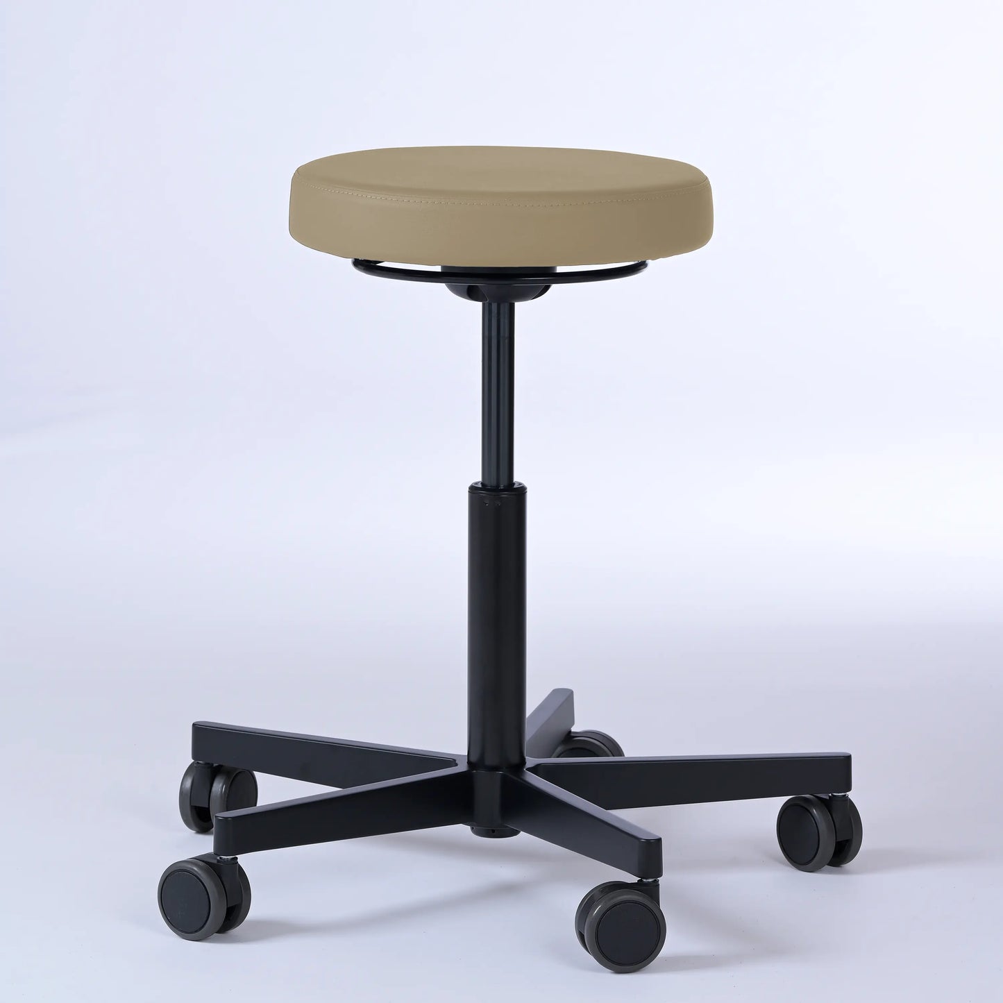 Drehhocker Lantinus – Gestell Aluminium mit Rollen -  - Activeform