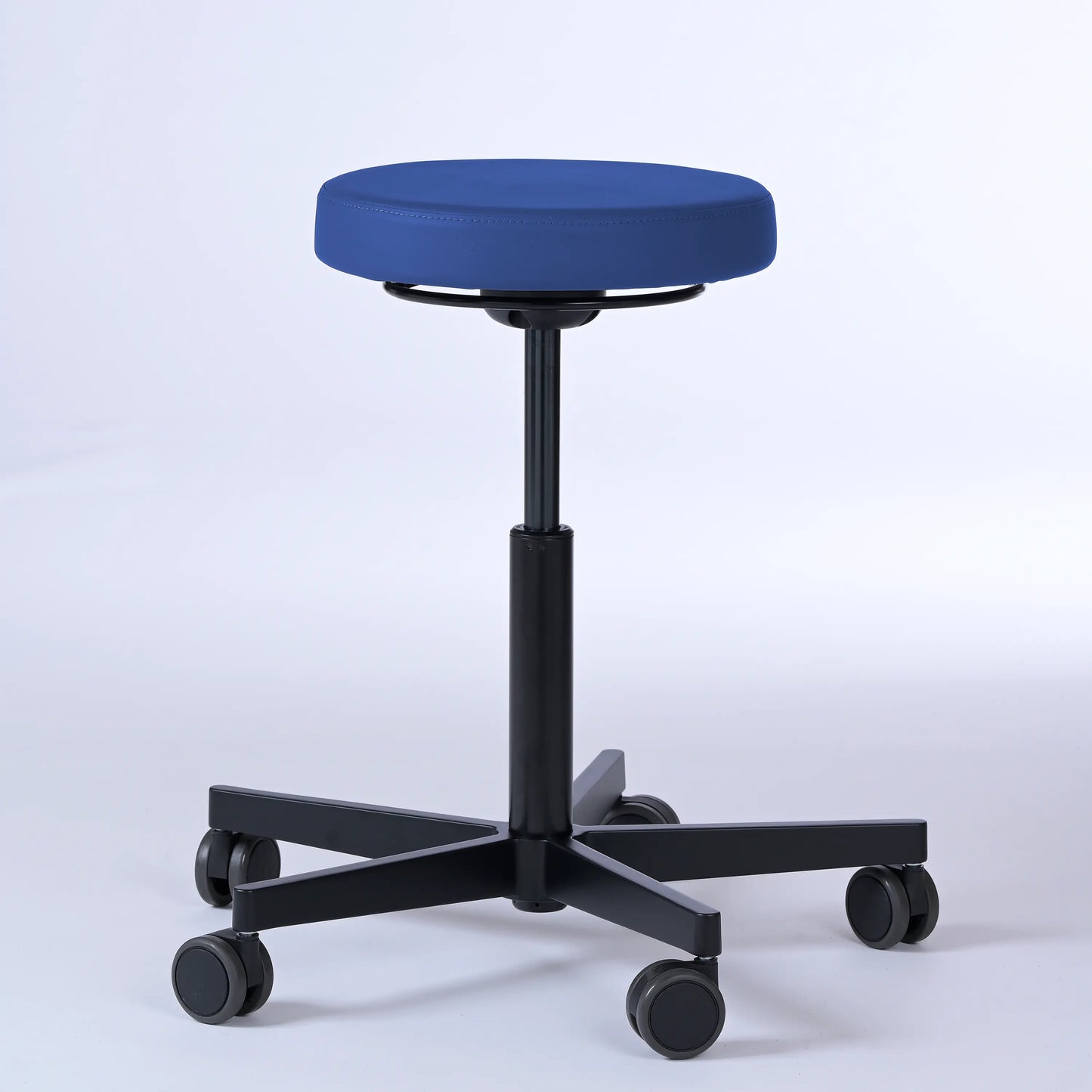 Drehhocker Lantinus – Gestell Aluminium mit Rollen -  - Activeform