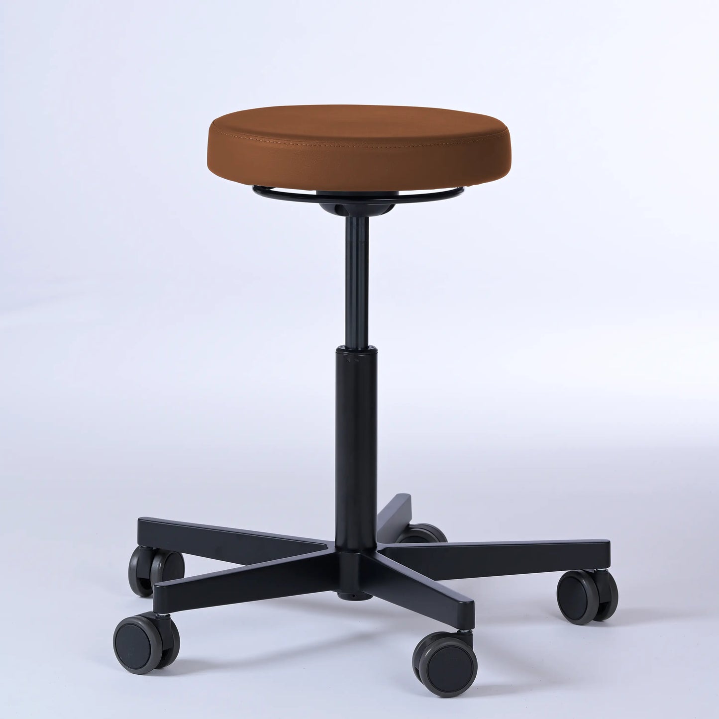 Drehhocker Lantinus – Gestell Aluminium mit Rollen -  - Activeform