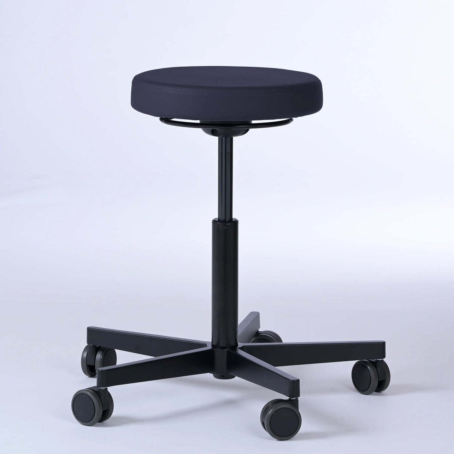 Drehhocker Lantinus – Gestell Aluminium mit Rollen -  - Activeform