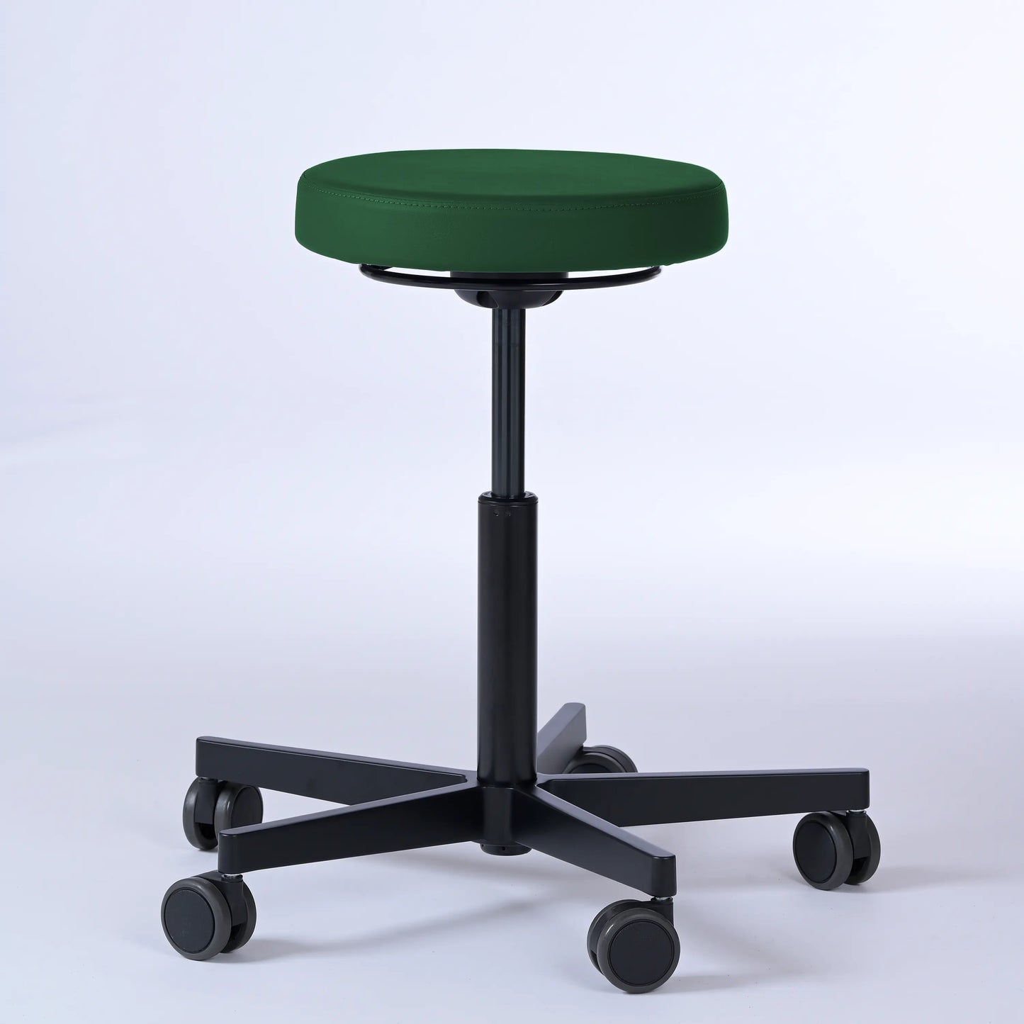 Drehhocker Lantinus – Gestell Aluminium mit Rollen -  - Activeform