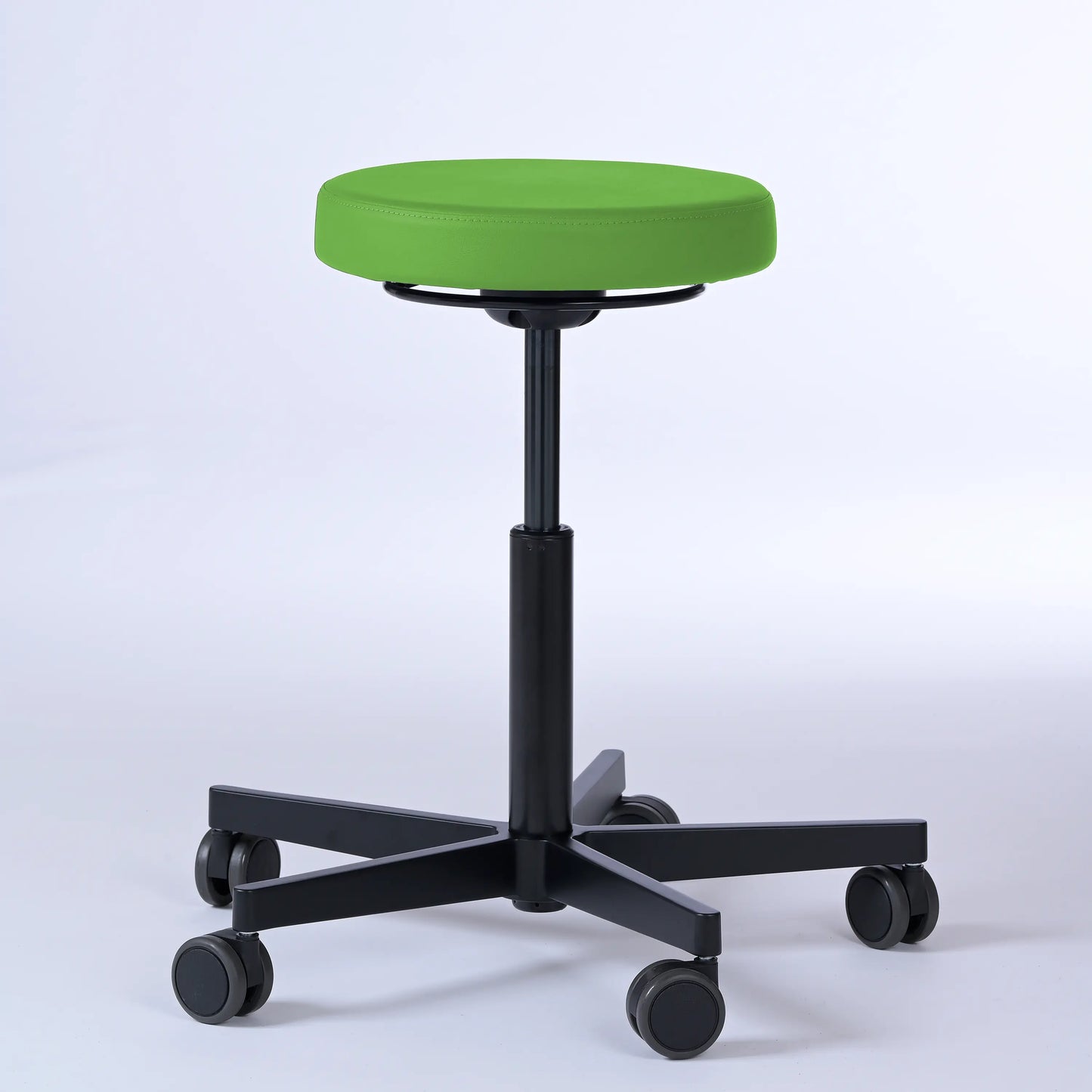 Drehhocker Lantinus – Gestell Aluminium mit Rollen -  - Activeform