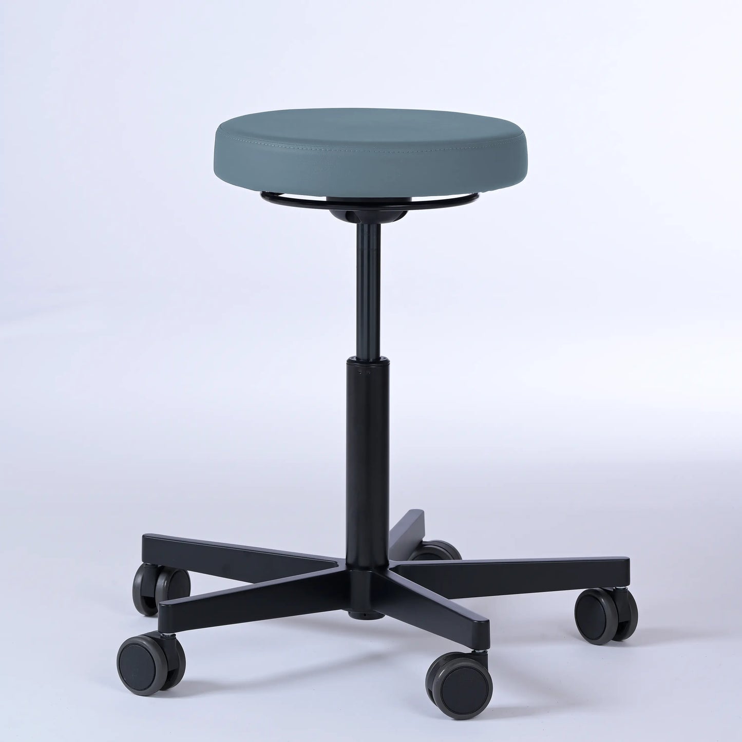 Drehhocker Lantinus – Gestell Aluminium mit Rollen -  - Activeform