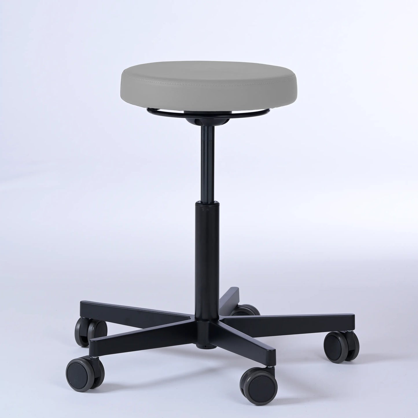 Drehhocker Lantinus – Gestell Aluminium mit Rollen -  - Activeform