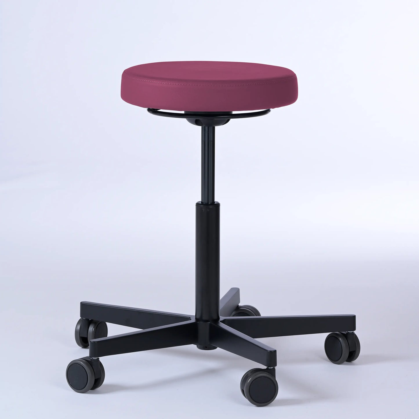 Drehhocker Lantinus – Gestell Aluminium mit Rollen -  - Activeform