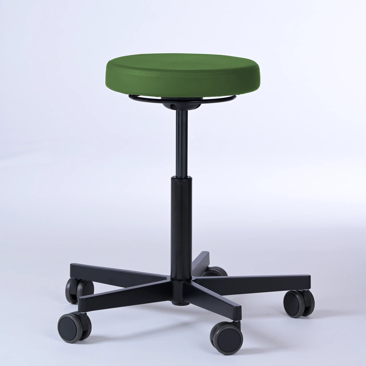 Drehhocker Lantinus – Gestell Aluminium mit Rollen -  - Activeform