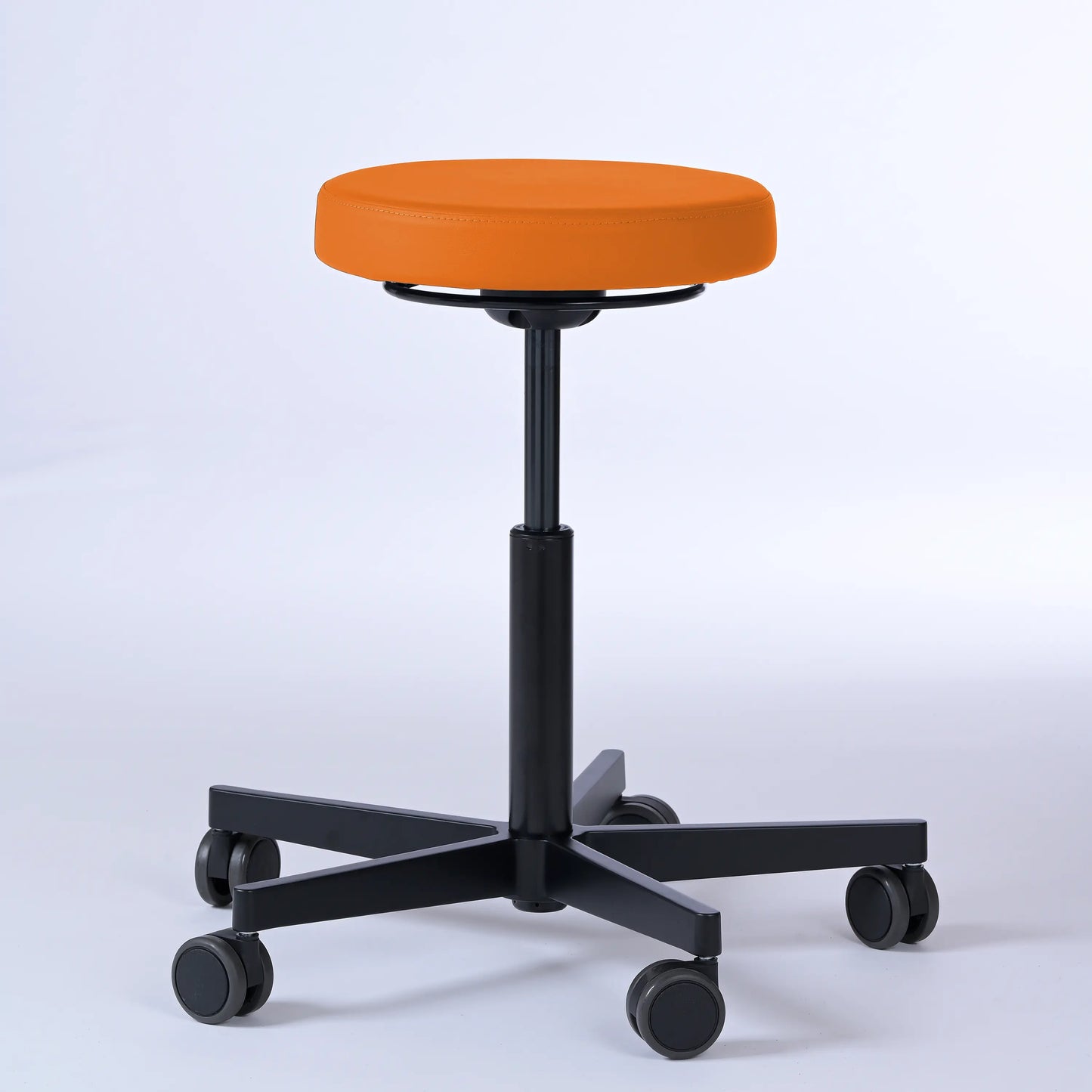 Drehhocker Lantinus – Gestell Aluminium mit Rollen -  - Activeform