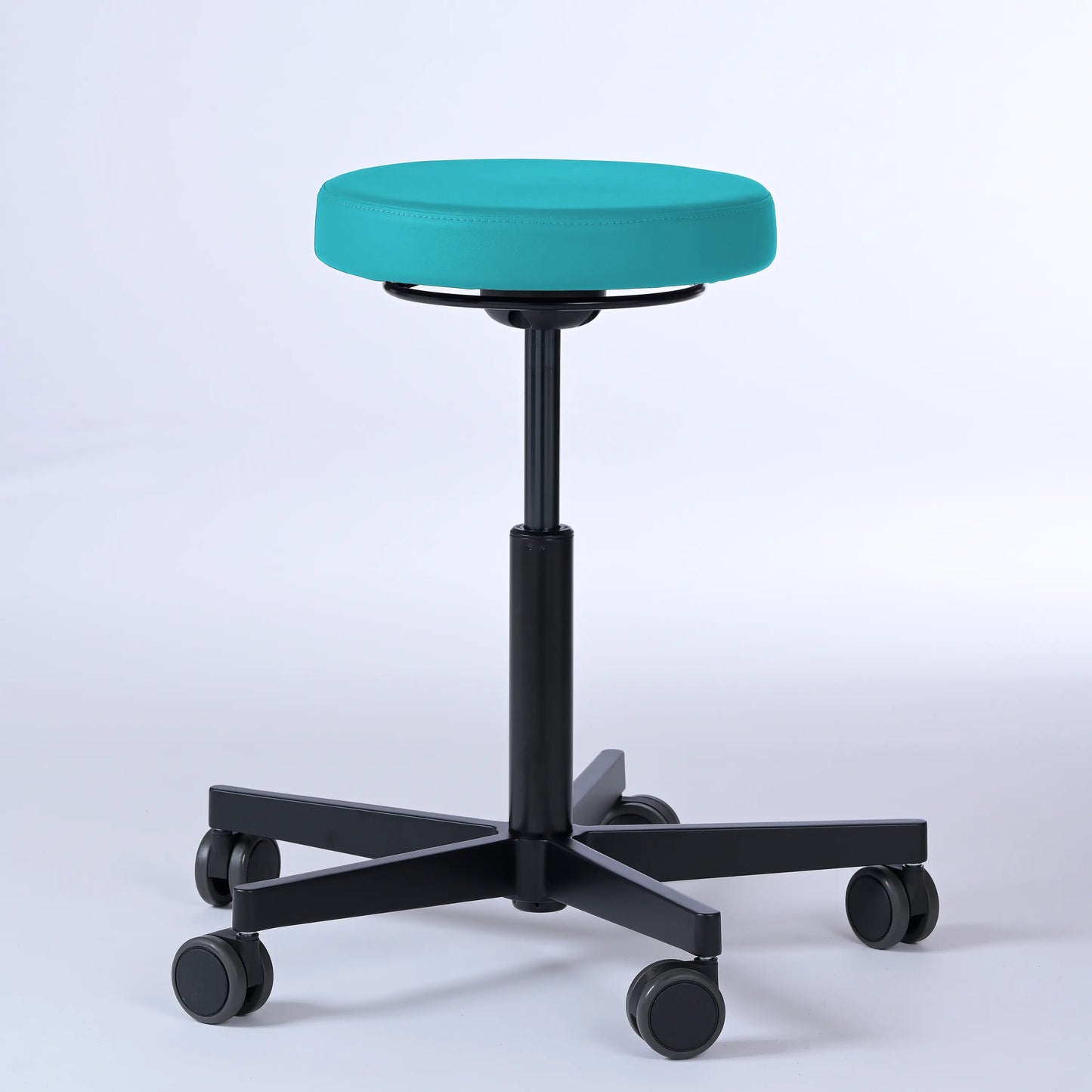 Drehhocker Lantinus – Gestell Aluminium mit Rollen -  - Activeform