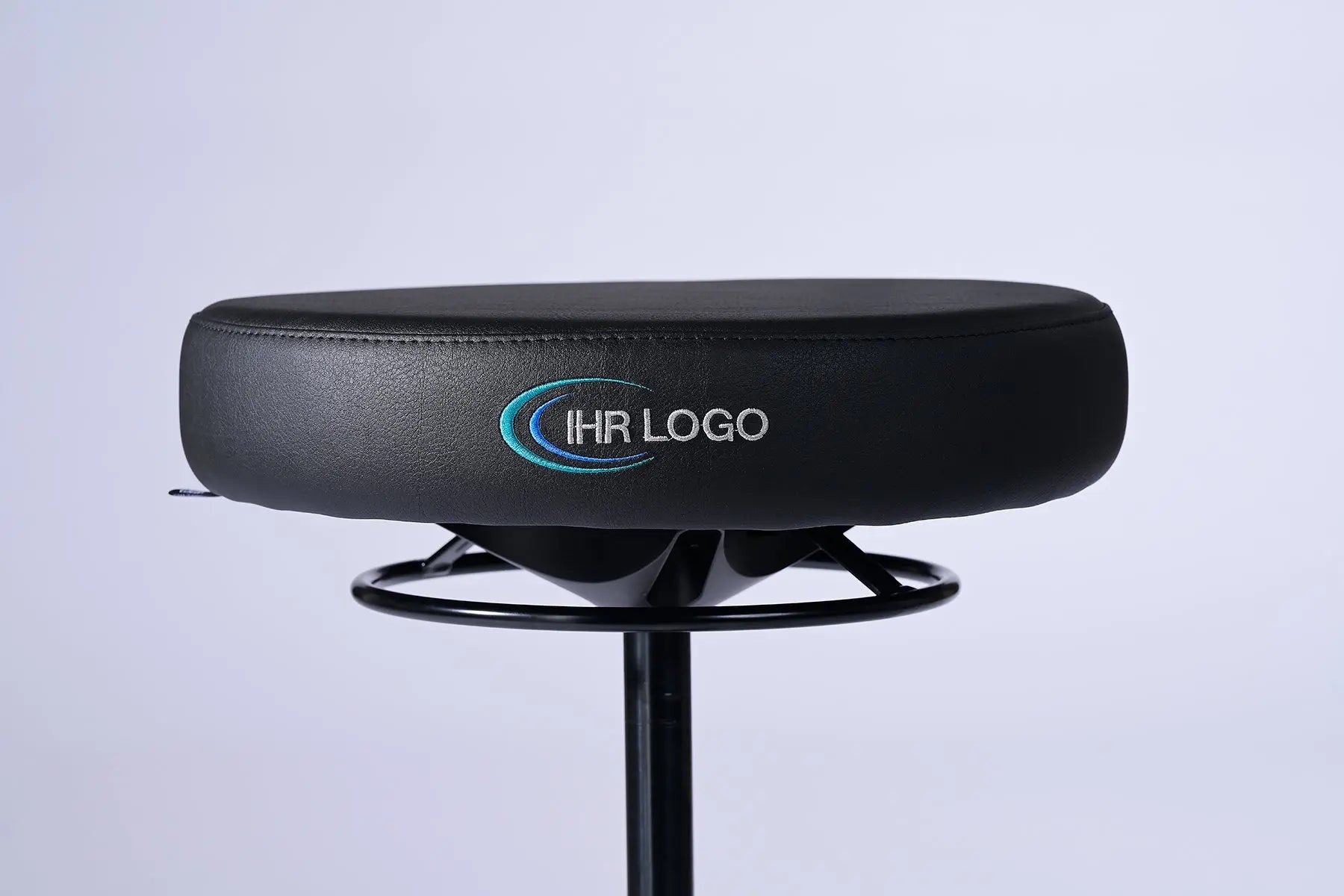 Drehhocker Lantinus – Gestell chrom mit Rollen – ergonomischer Praxishocker - Funktionen - Lacontaire
