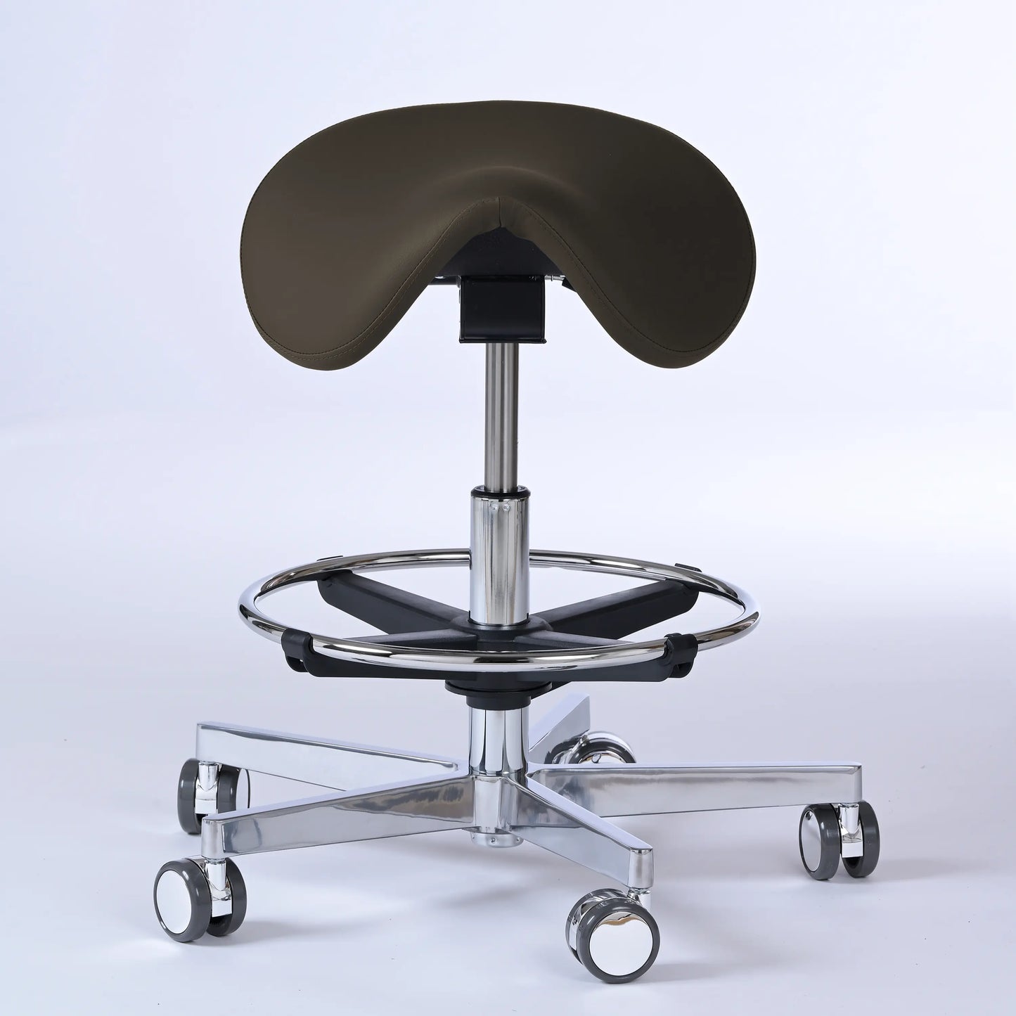 Sattelhocker Garwin – Gestell chrom mit Rollen -  - Activeform
