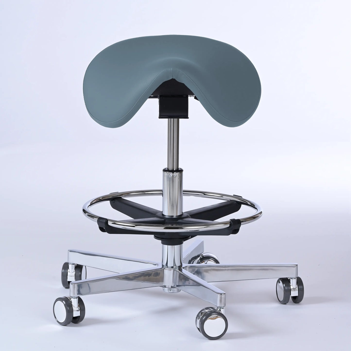 Sattelhocker Garwin – Gestell chrom mit Rollen -  - Activeform