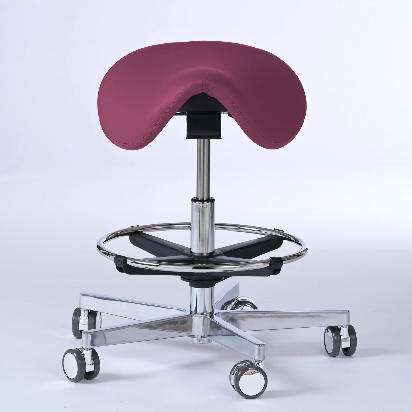 Sattelhocker Garwin – Gestell chrom mit Rollen -  - Activeform
