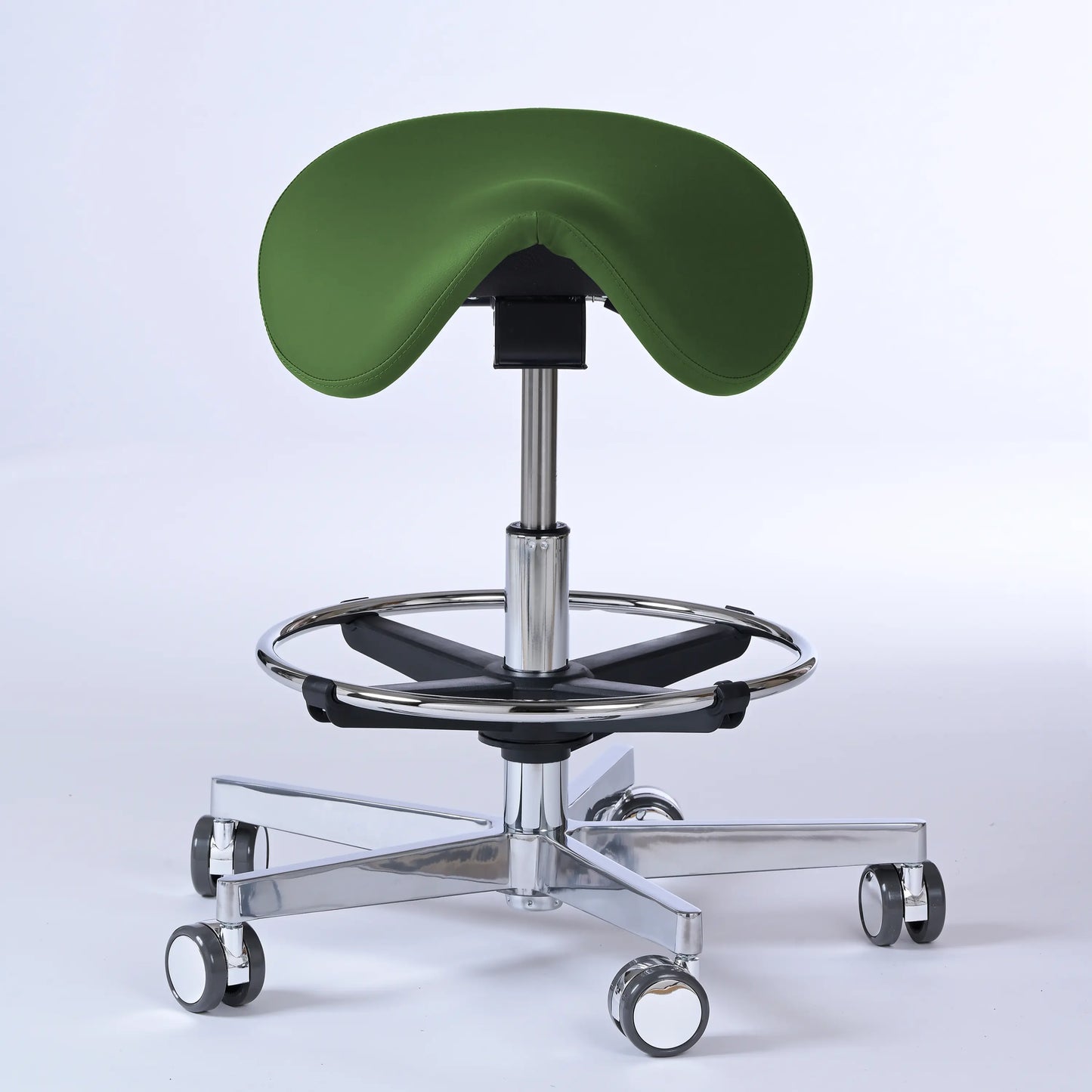 Sattelhocker Garwin – Gestell chrom mit Rollen -  - Activeform