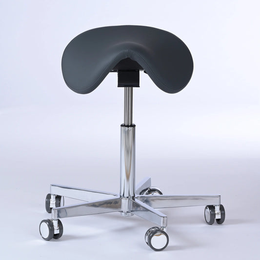 Sattelhocker Garwin – Gestell chrom mit Rollen -  - Activeform