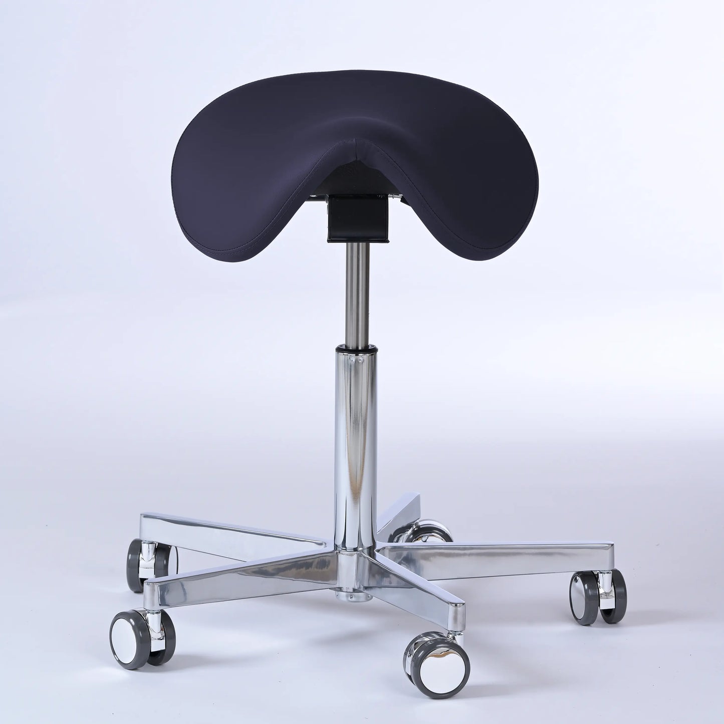 Sattelhocker Garwin – Gestell chrom mit Rollen -  - Activeform