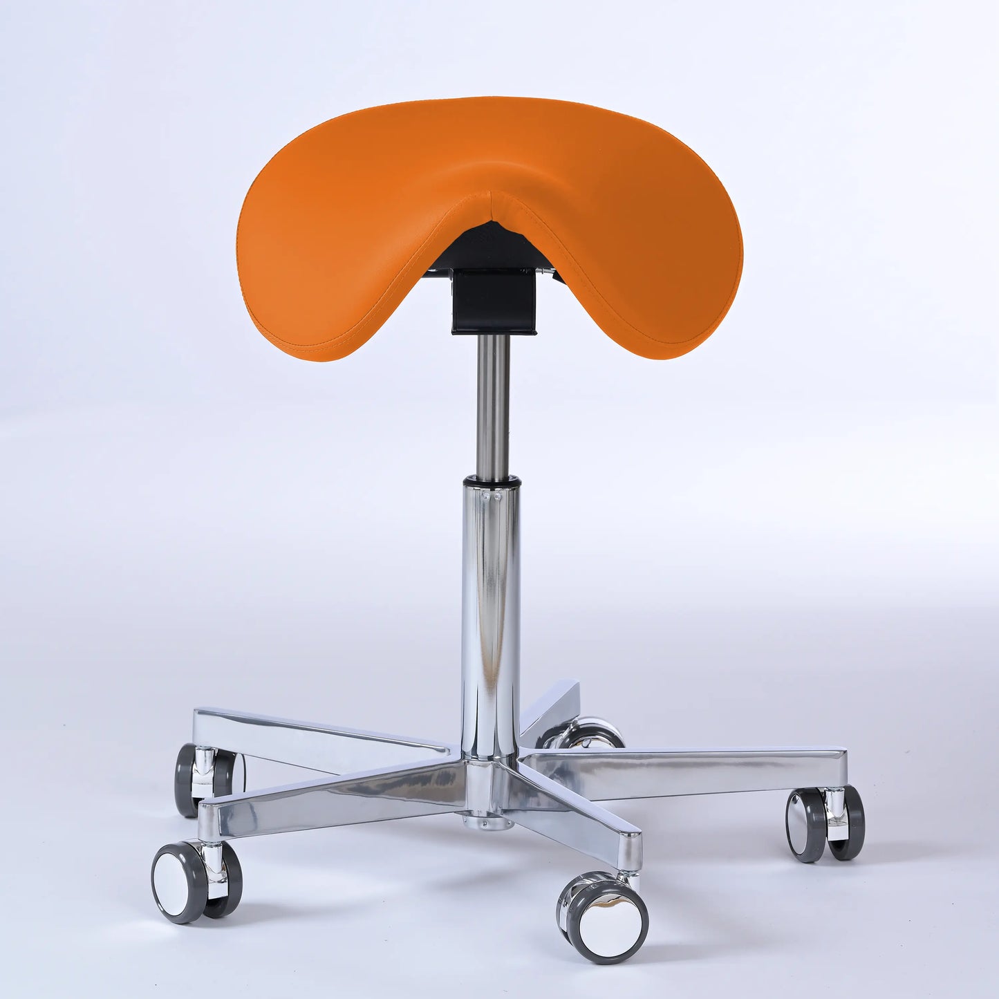 Sattelhocker Garwin – Gestell chrom mit Rollen -  - Activeform