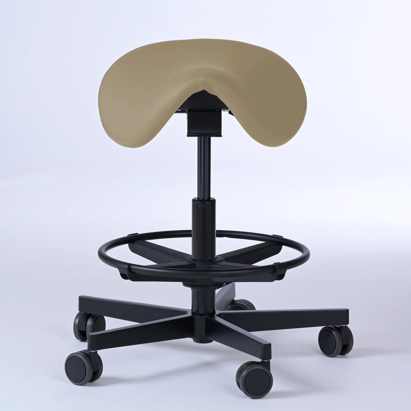 Sattelhocker Garwin – Gestell Aluminium mit Rollen -  - Activeform