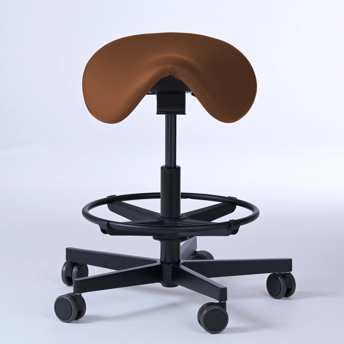 Sattelhocker Garwin – Gestell Aluminium mit Rollen -  - Activeform