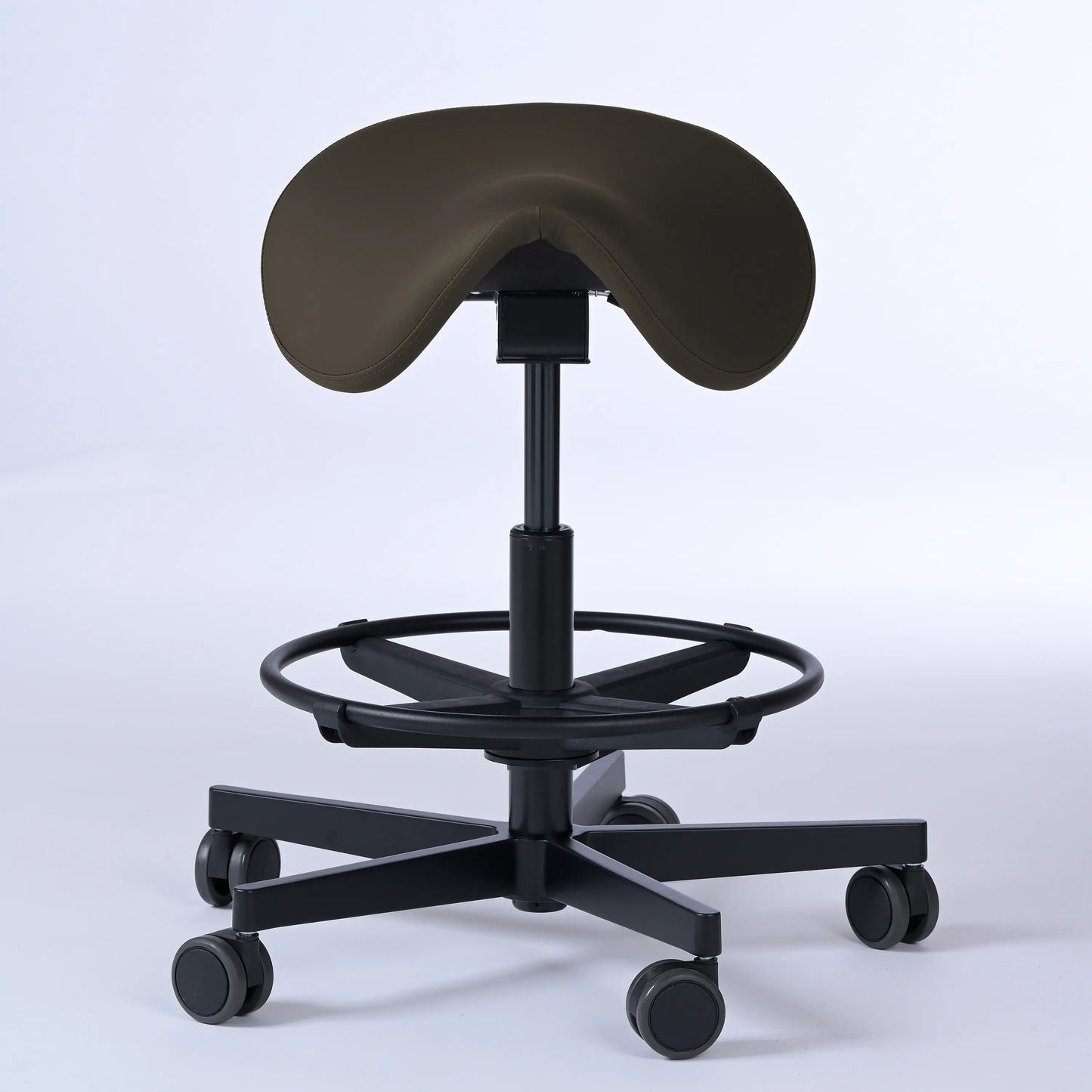 Sattelhocker Garwin – Gestell Aluminium mit Rollen -  - Activeform