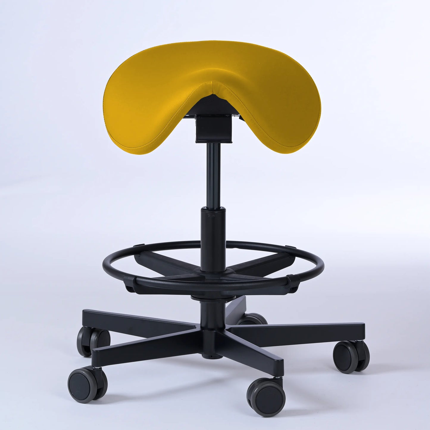 Sattelhocker Garwin – Gestell Aluminium mit Rollen -  - Activeform