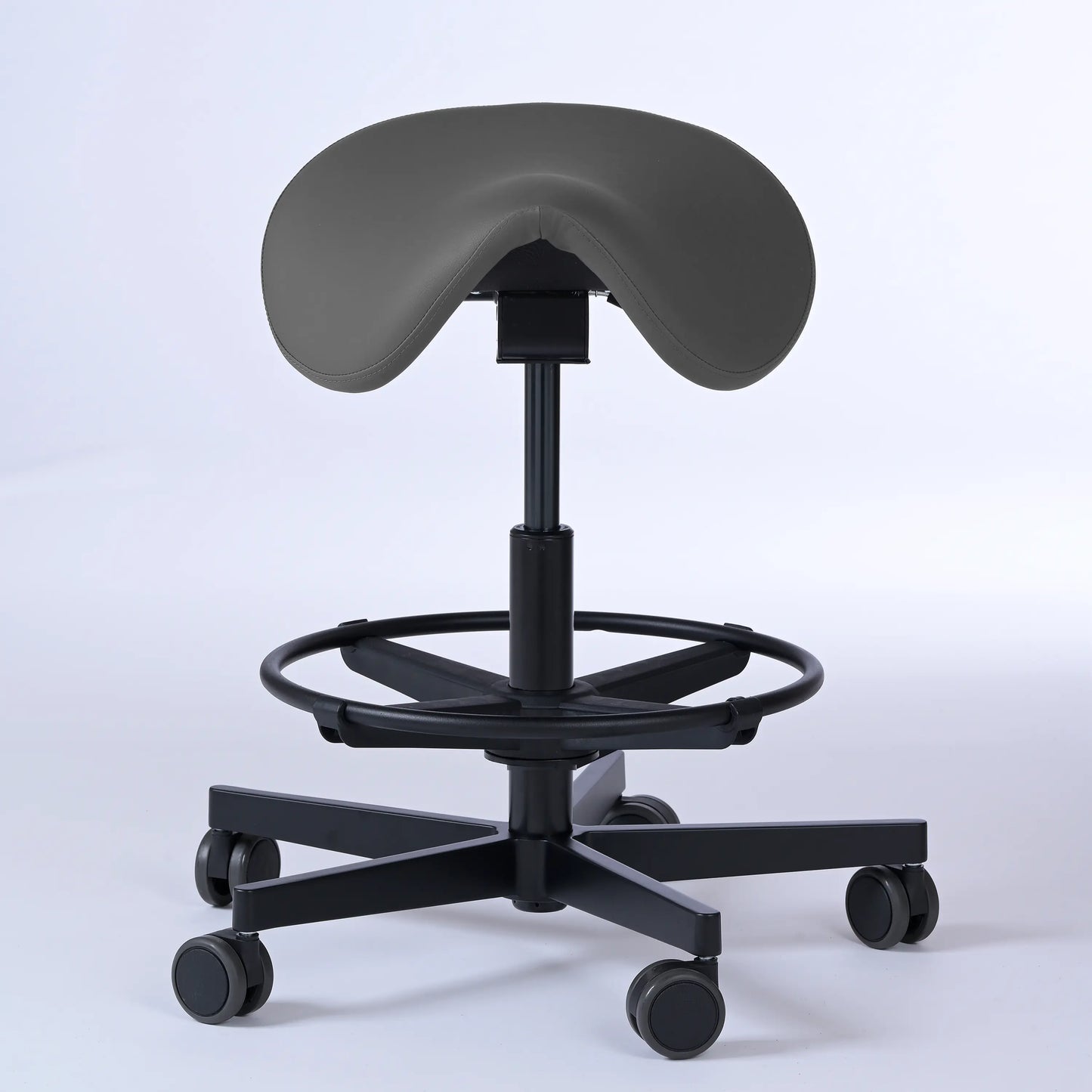 Sattelhocker Garwin – Gestell Aluminium mit Rollen -  - Activeform