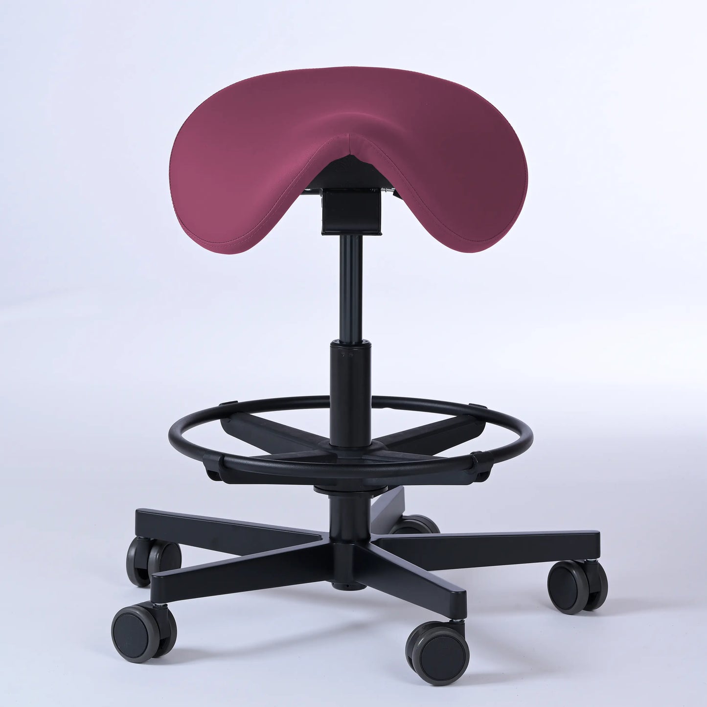 Sattelhocker Garwin – Gestell Aluminium mit Rollen -  - Activeform