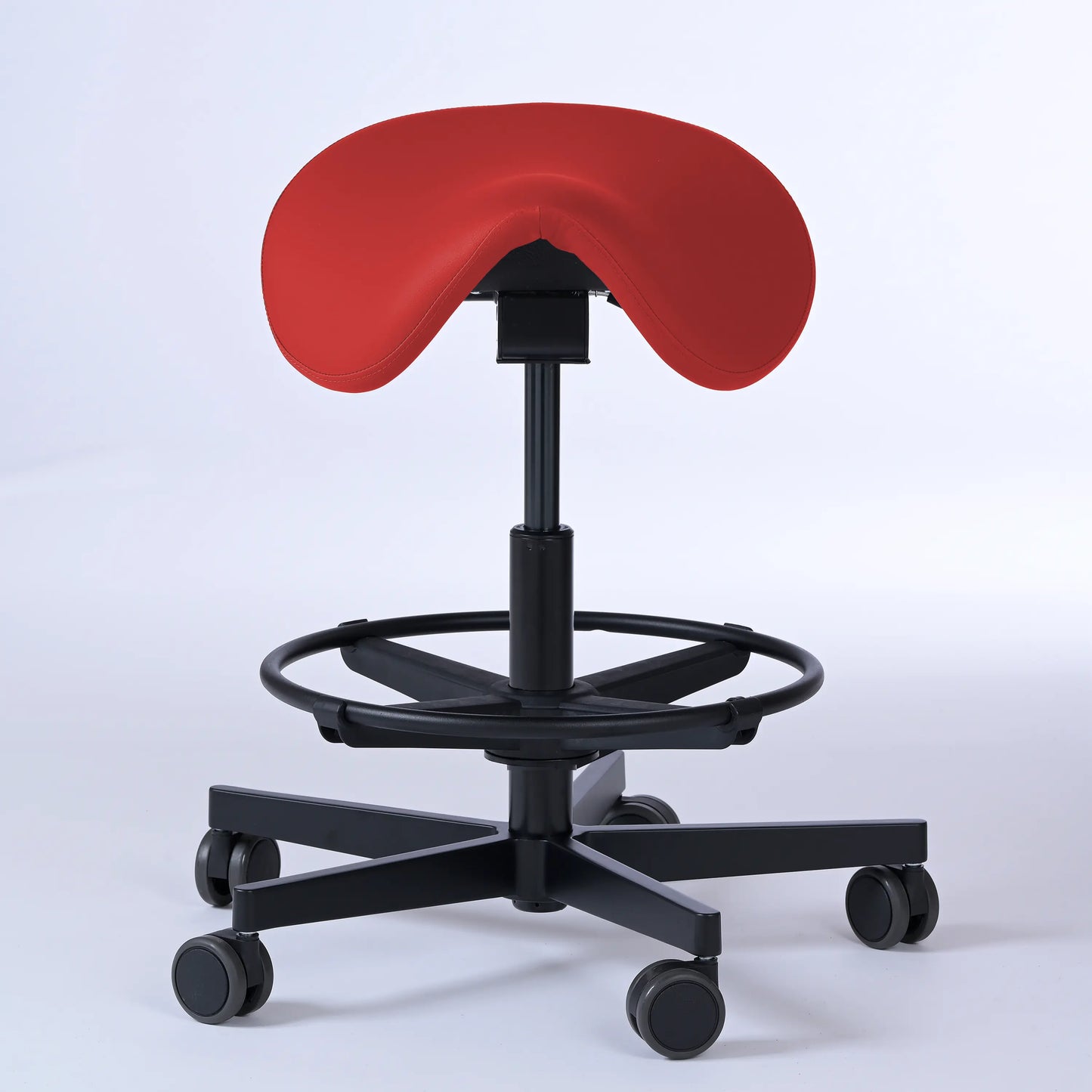 Sattelhocker Garwin – Gestell Aluminium mit Rollen -  - Activeform