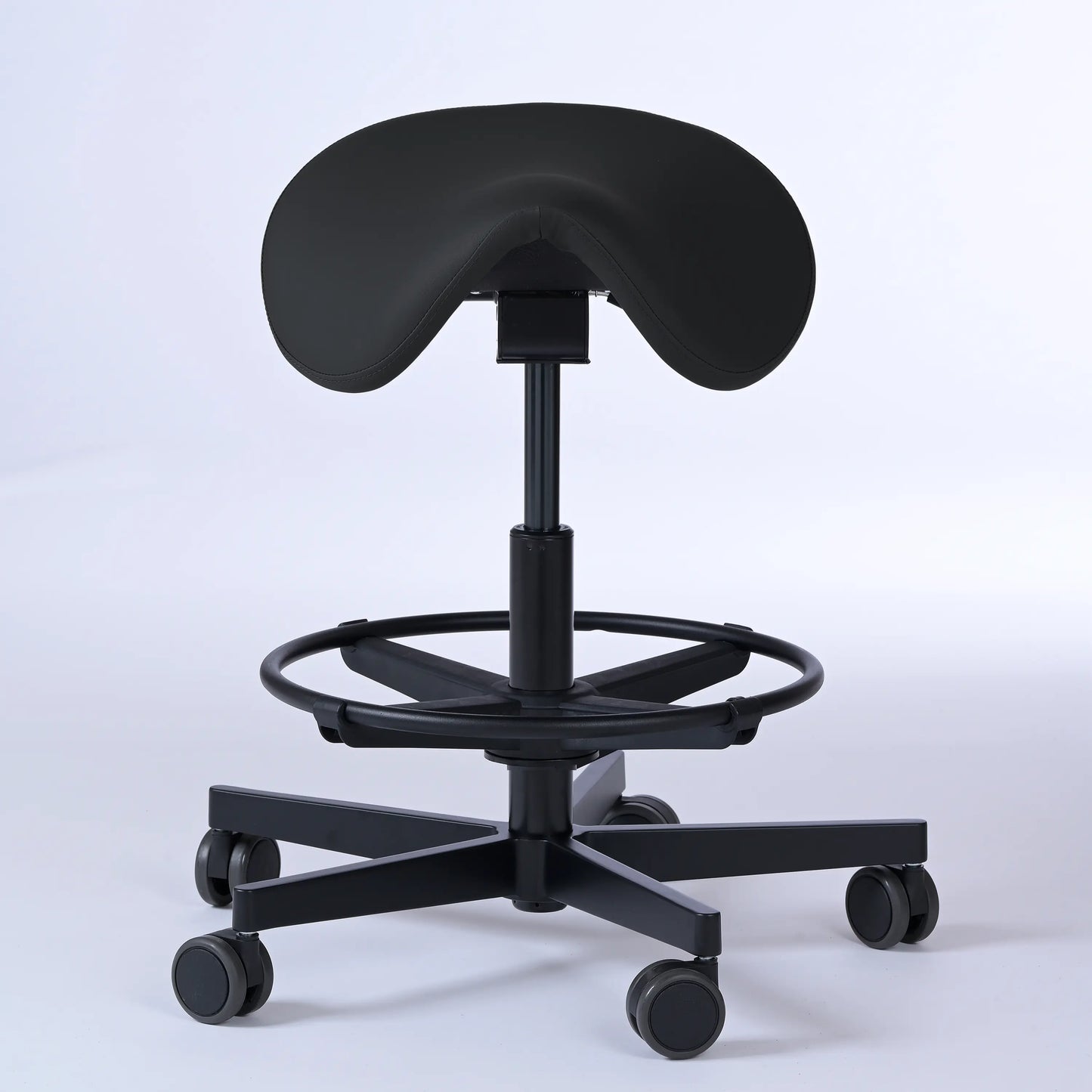 Sattelhocker Garwin – Gestell Aluminium mit Rollen -  - Activeform