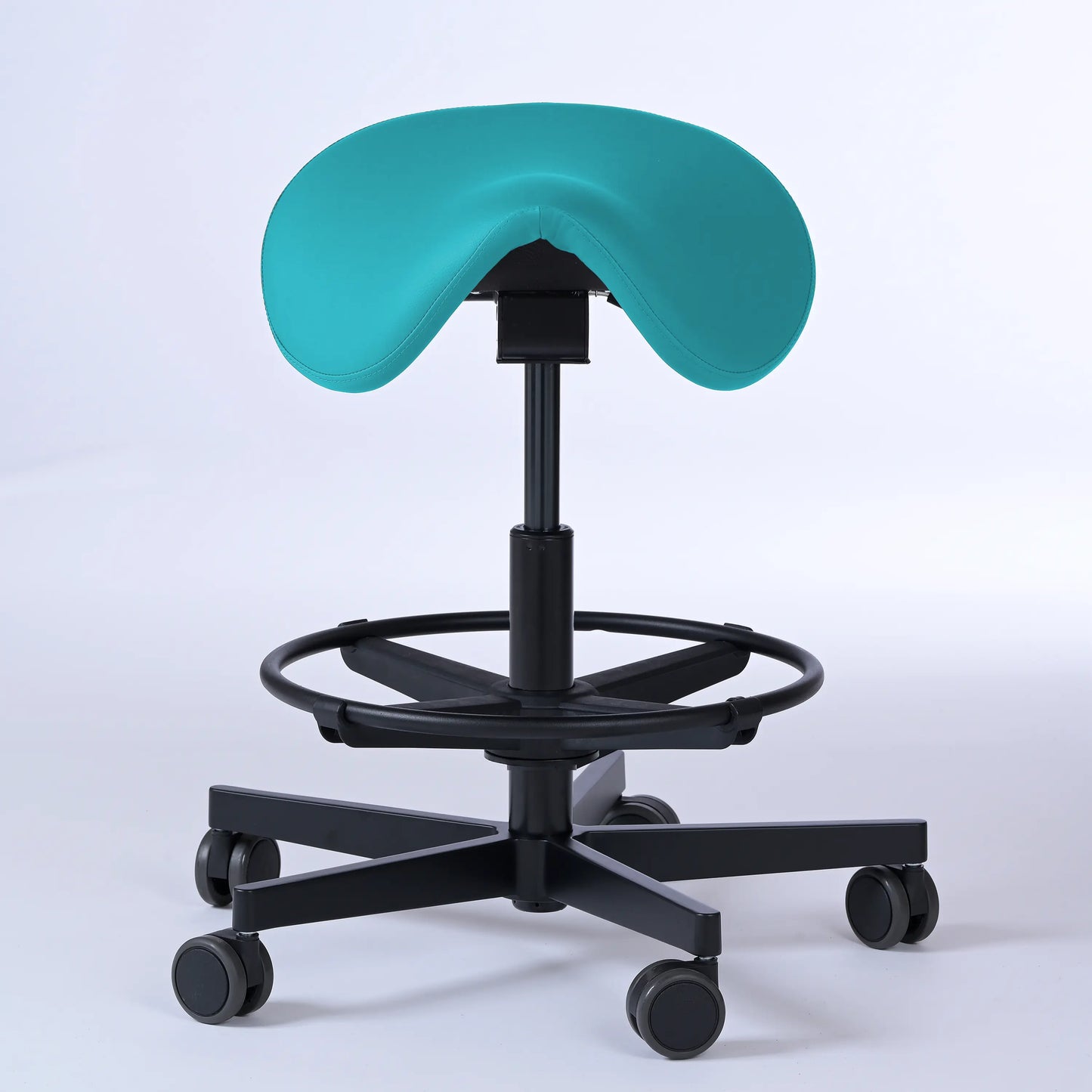Sattelhocker Garwin – Gestell Aluminium mit Rollen -  - Activeform