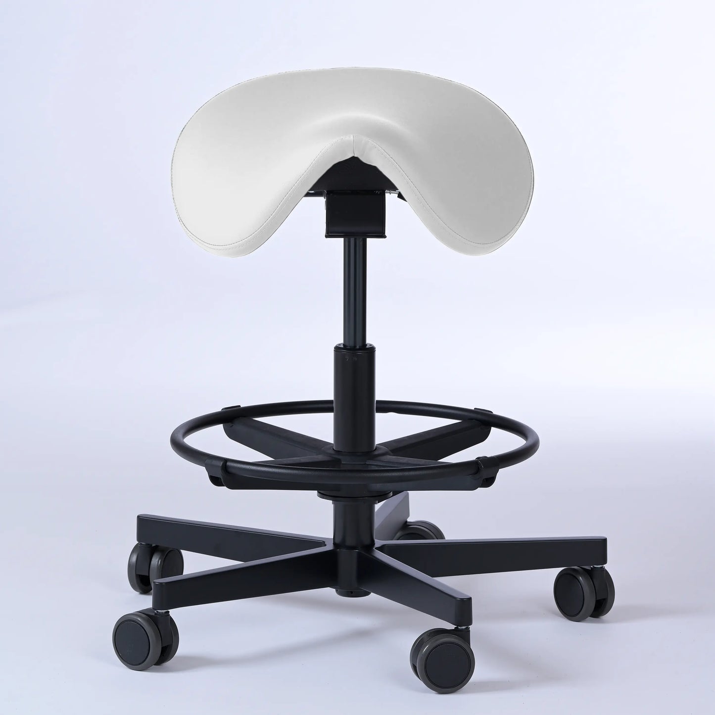 Sattelhocker Garwin – Gestell Aluminium mit Rollen -  - Activeform