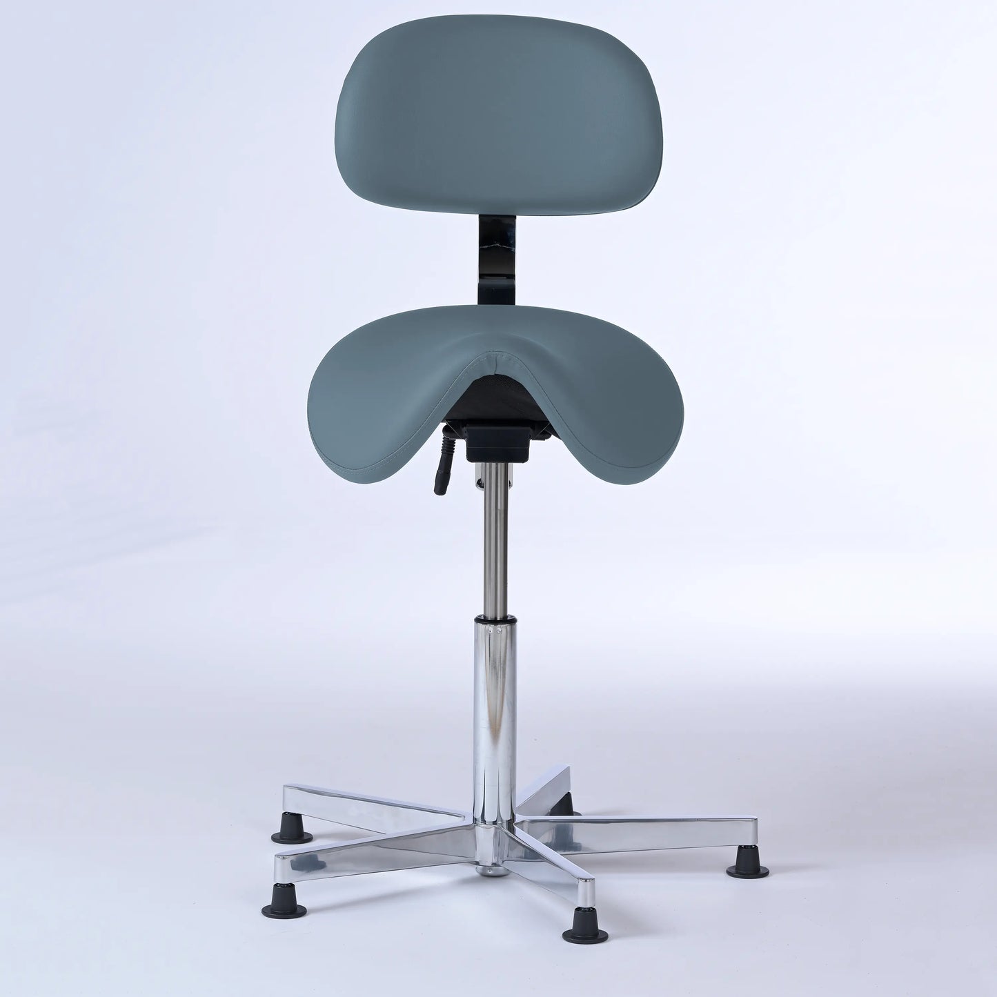 Stehhocker mit Rückenlehne Garwin – Gestell chrom mit Gleitern -  - Activeform