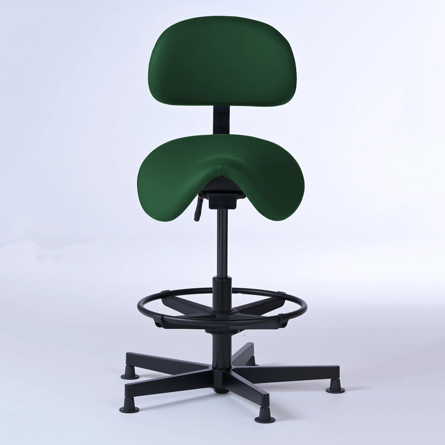 Stehhocker mit Rückenlehne Garwin – Gestell Aluminium mit Gleitern -  - Activeform