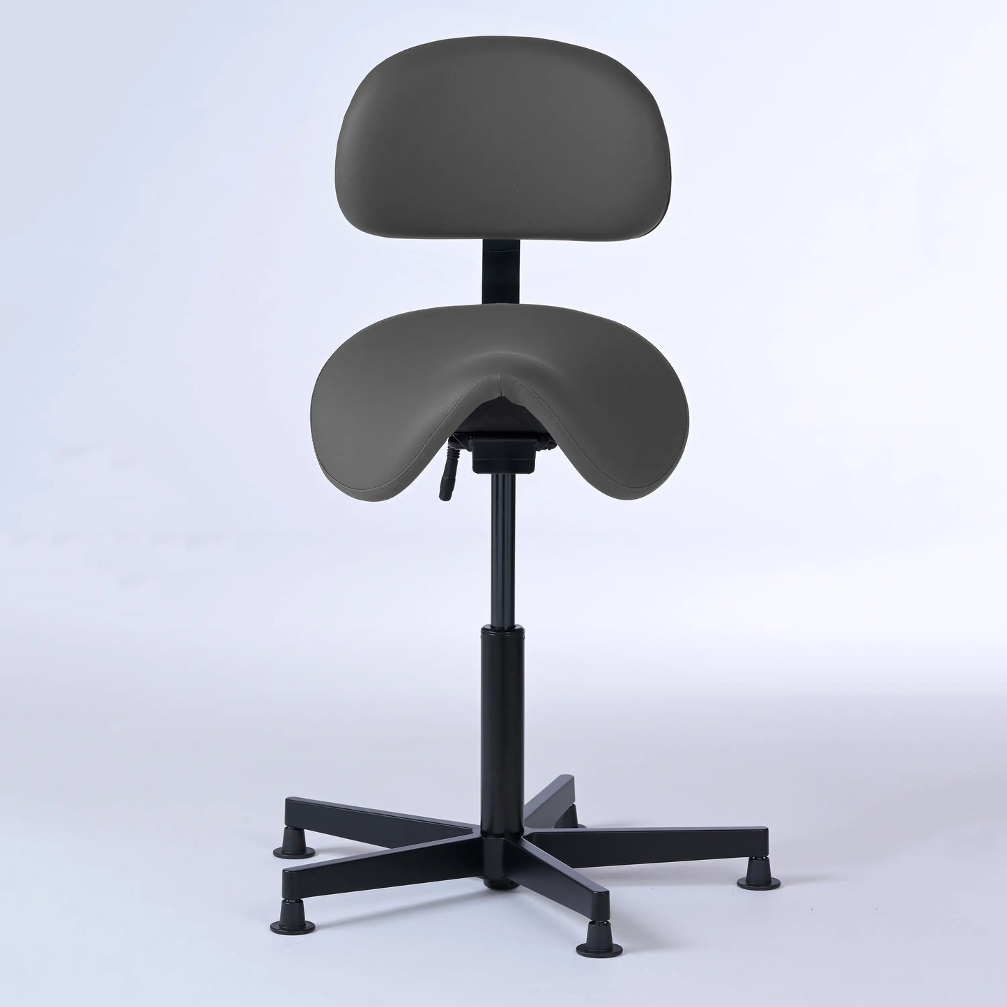 Stehhocker mit Rückenlehne Garwin – Gestell Aluminium mit Gleitern -  - Activeform